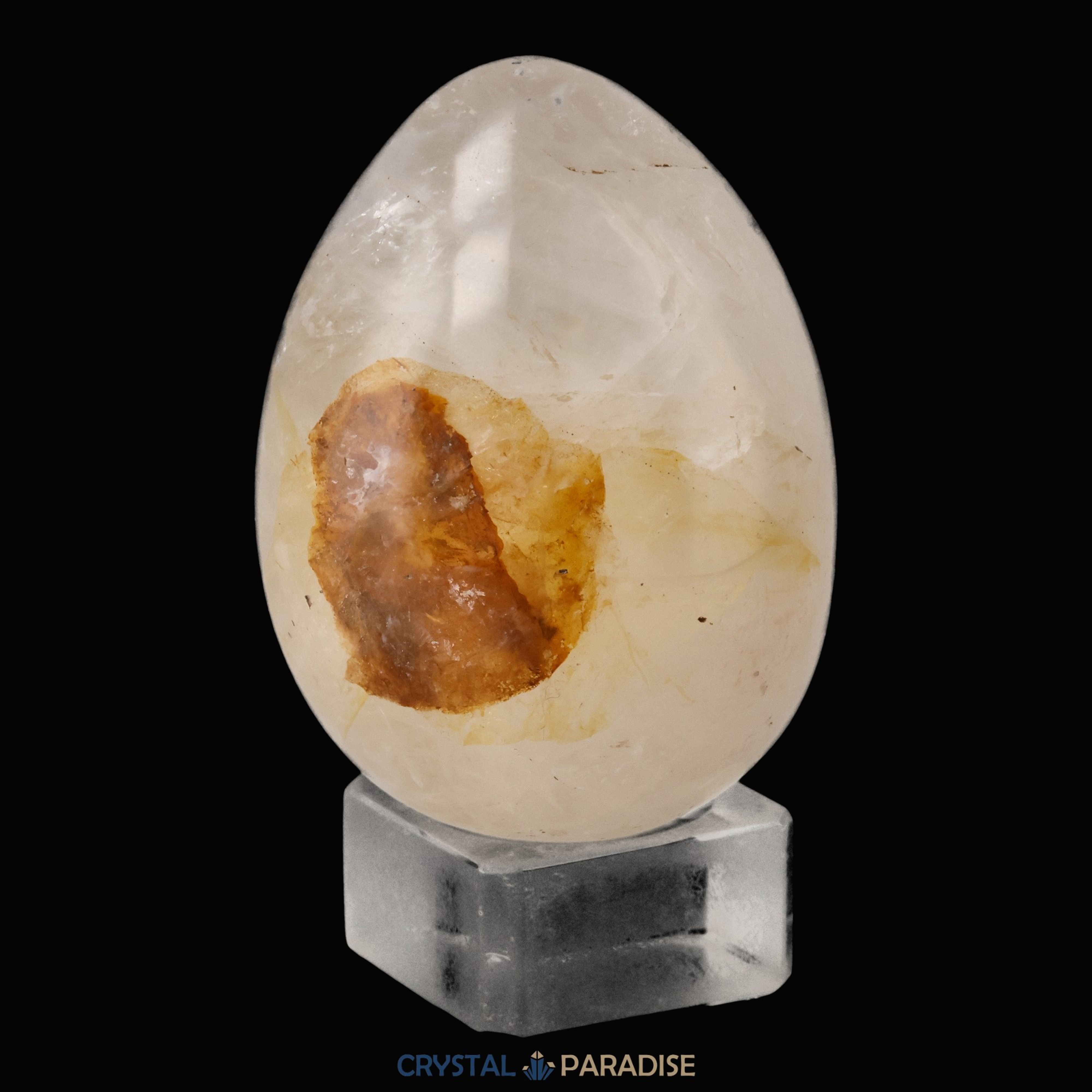 Golden Healer Eier (Quarz mit Eisenoxid Einschlüssen) aus Brasilien – Ansicht 6