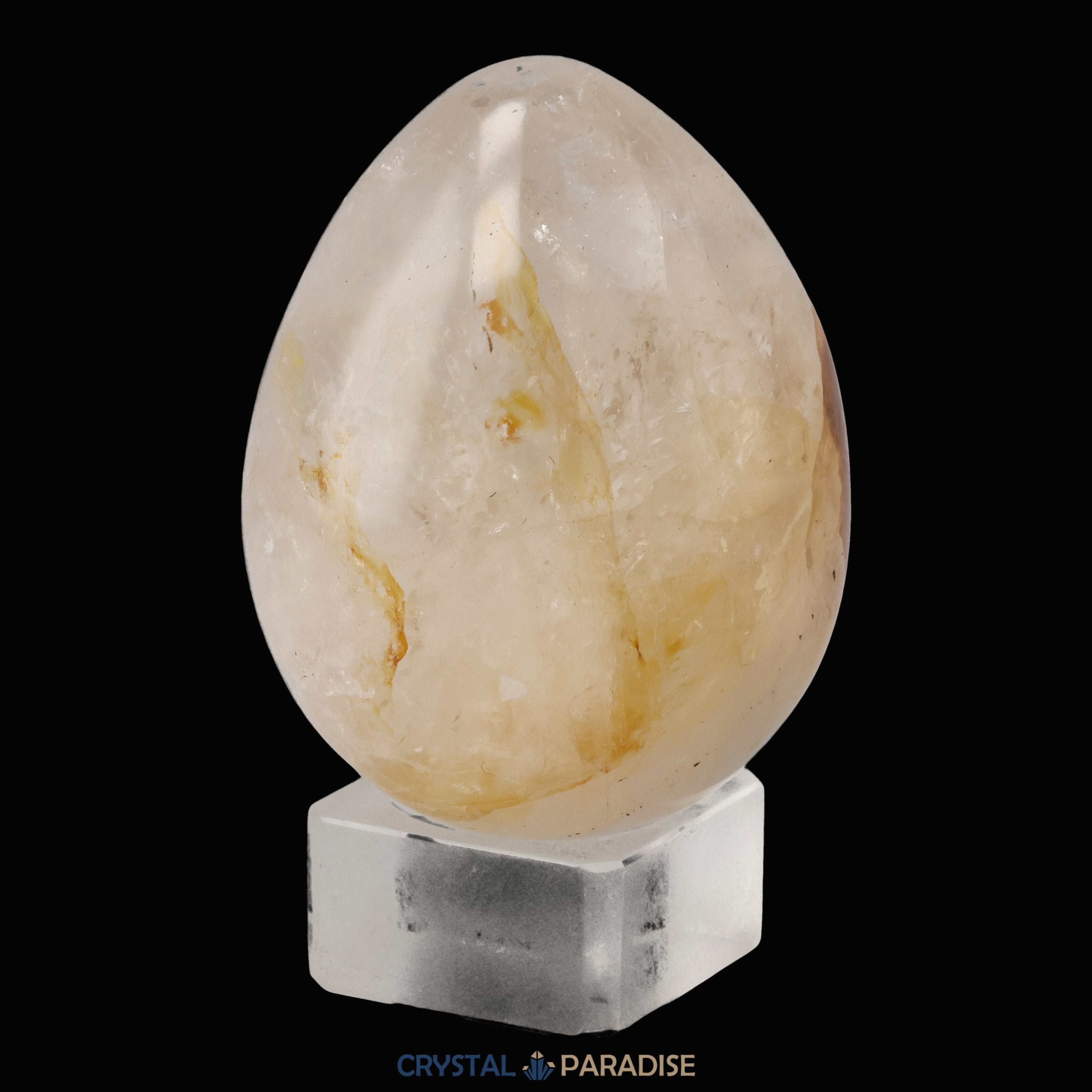 Golden Healer Eier (Quarz mit Eisenoxid Einschlüssen) aus Brasilien – Ansicht 7