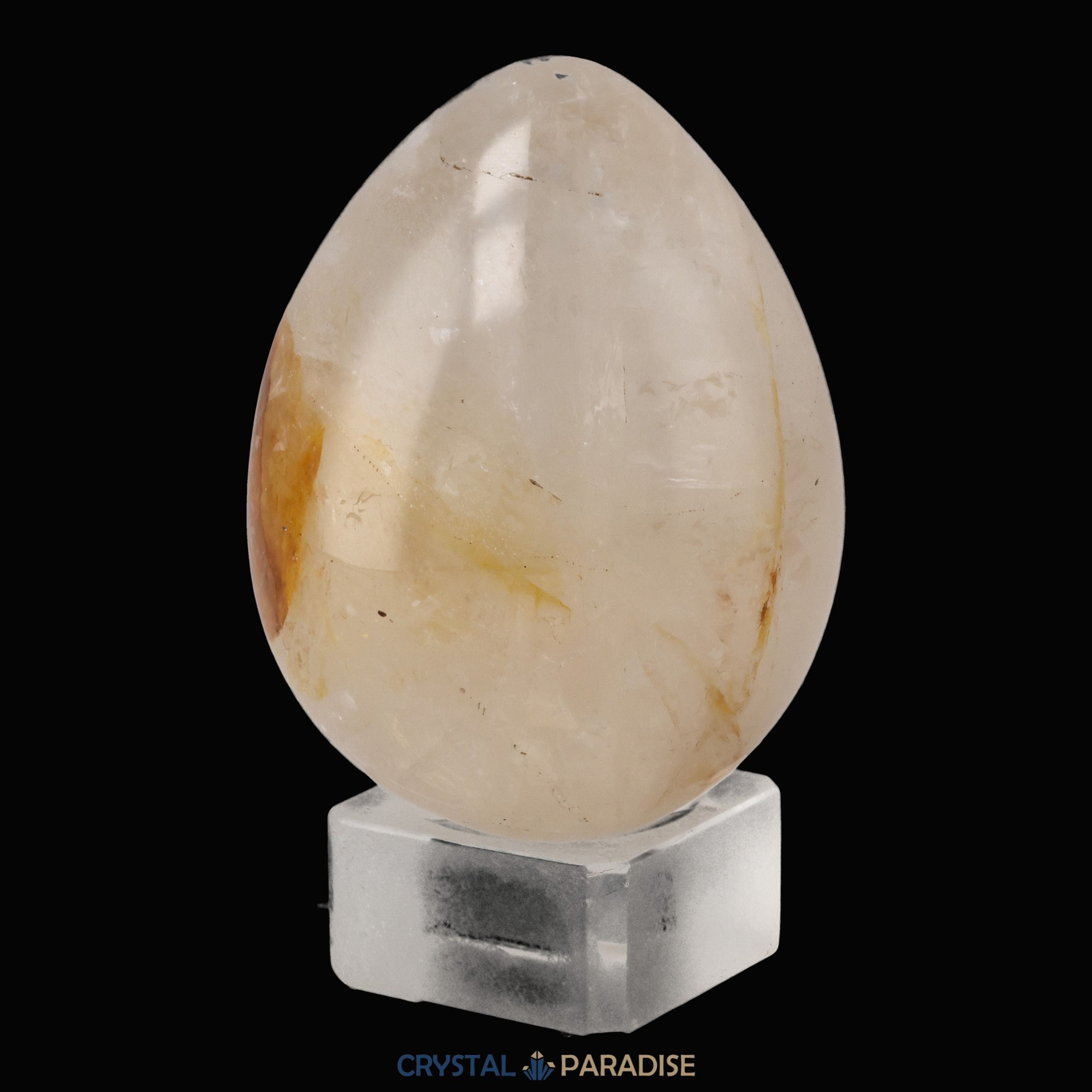 Golden Healer Eier (Quarz mit Eisenoxid Einschlüssen) aus Brasilien – Ansicht 8