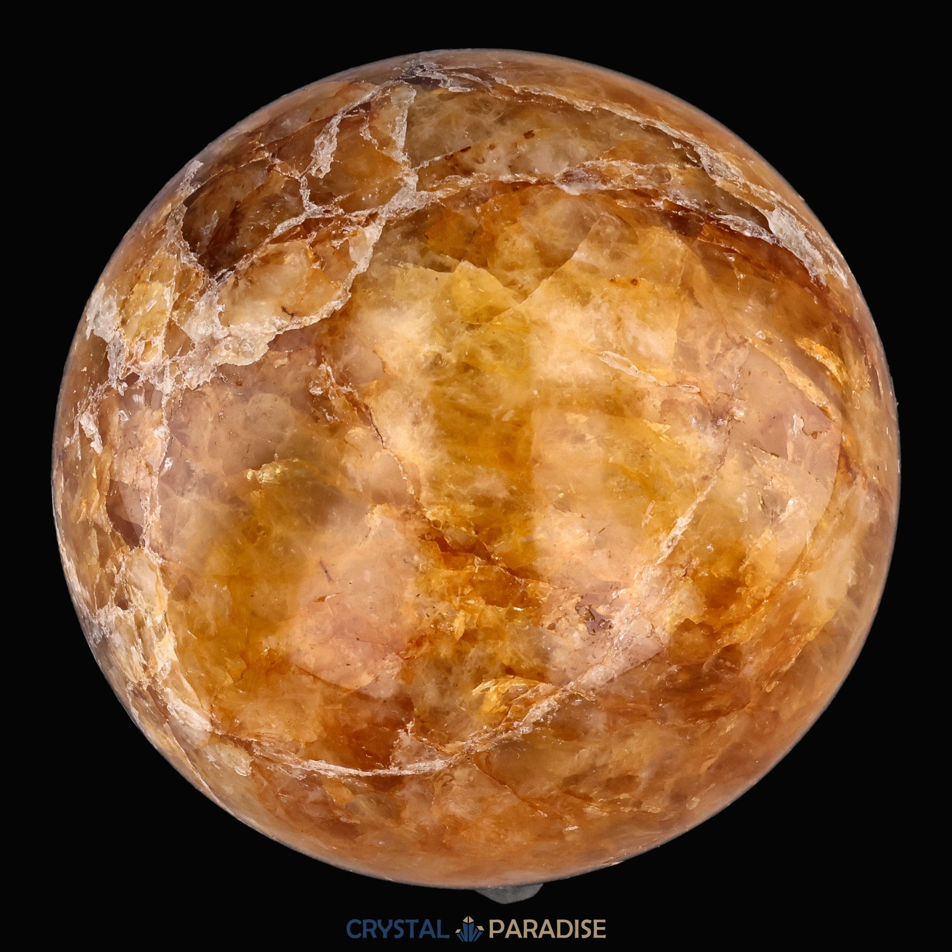 Golden Healer Kugel (Quarz mit Eisenoxid Einschlüssen) aus Brasilien – Ansicht 10