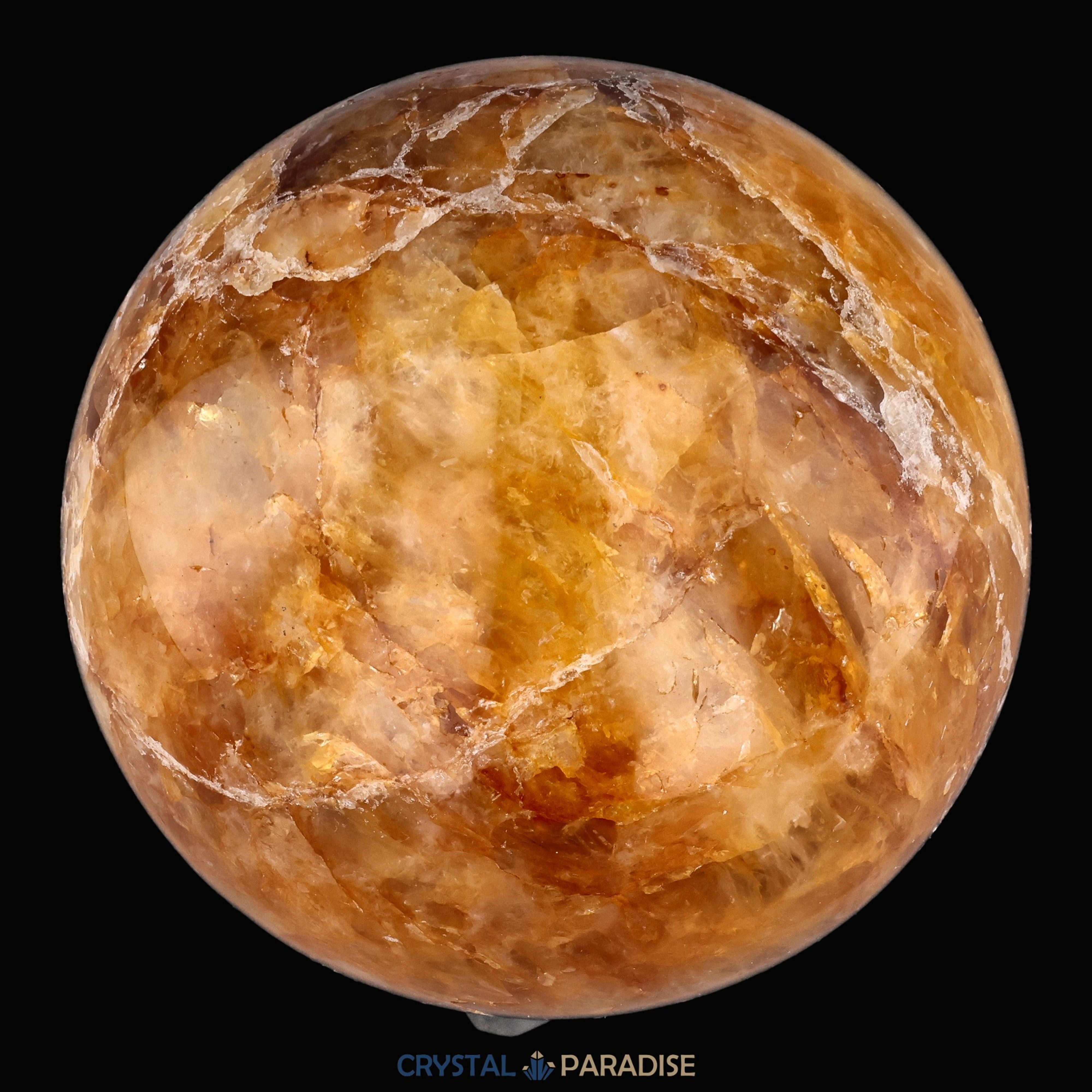 Golden Healer Kugel (Quarz mit Eisenoxid Einschlüssen) aus Brasilien – Ansicht 11