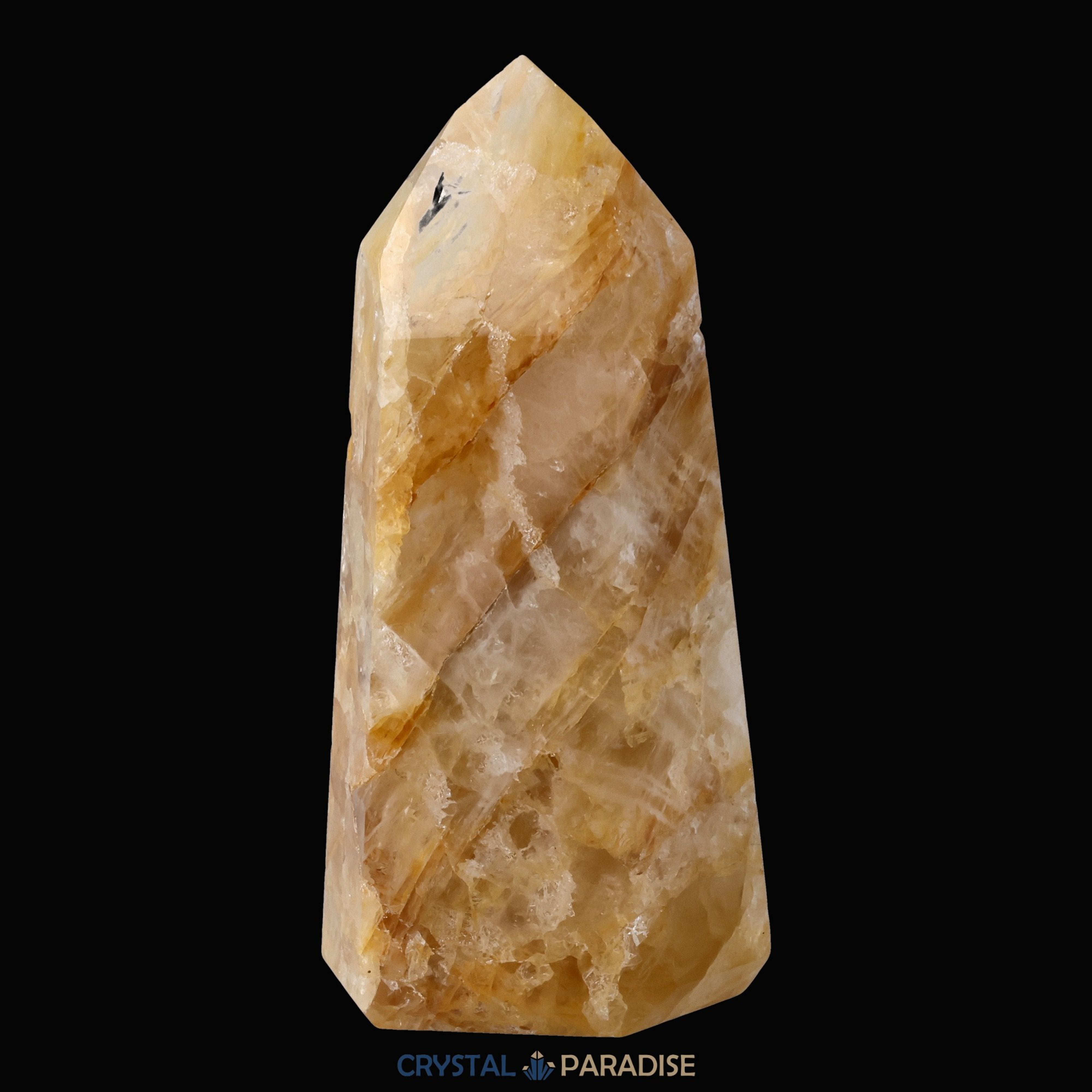 Golden Healer Türme (Quarz mit Eisenoxid Einschlüssen) aus Brasilien – Ansicht 4