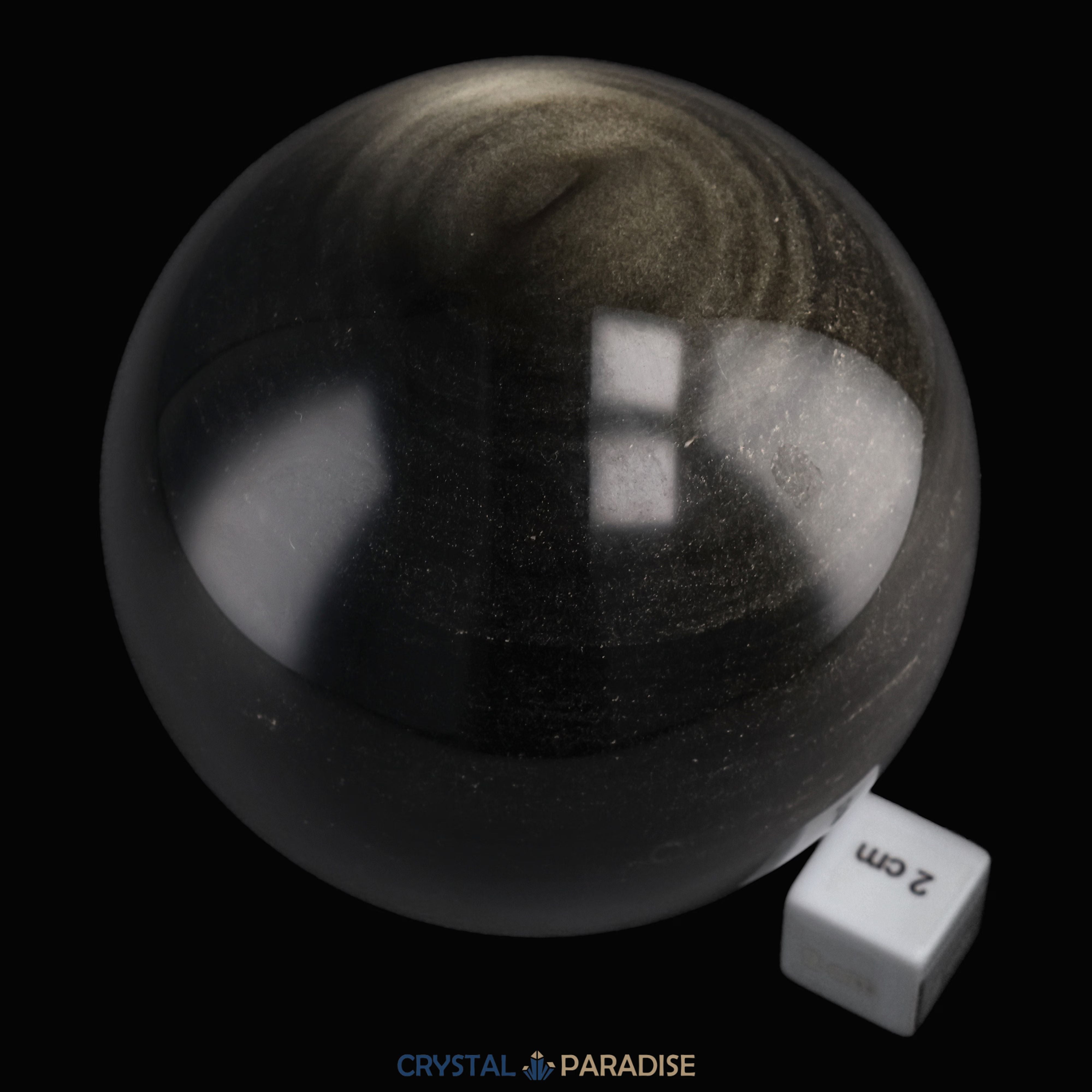 Goldene Obsidian Kugeln – Ansicht 9