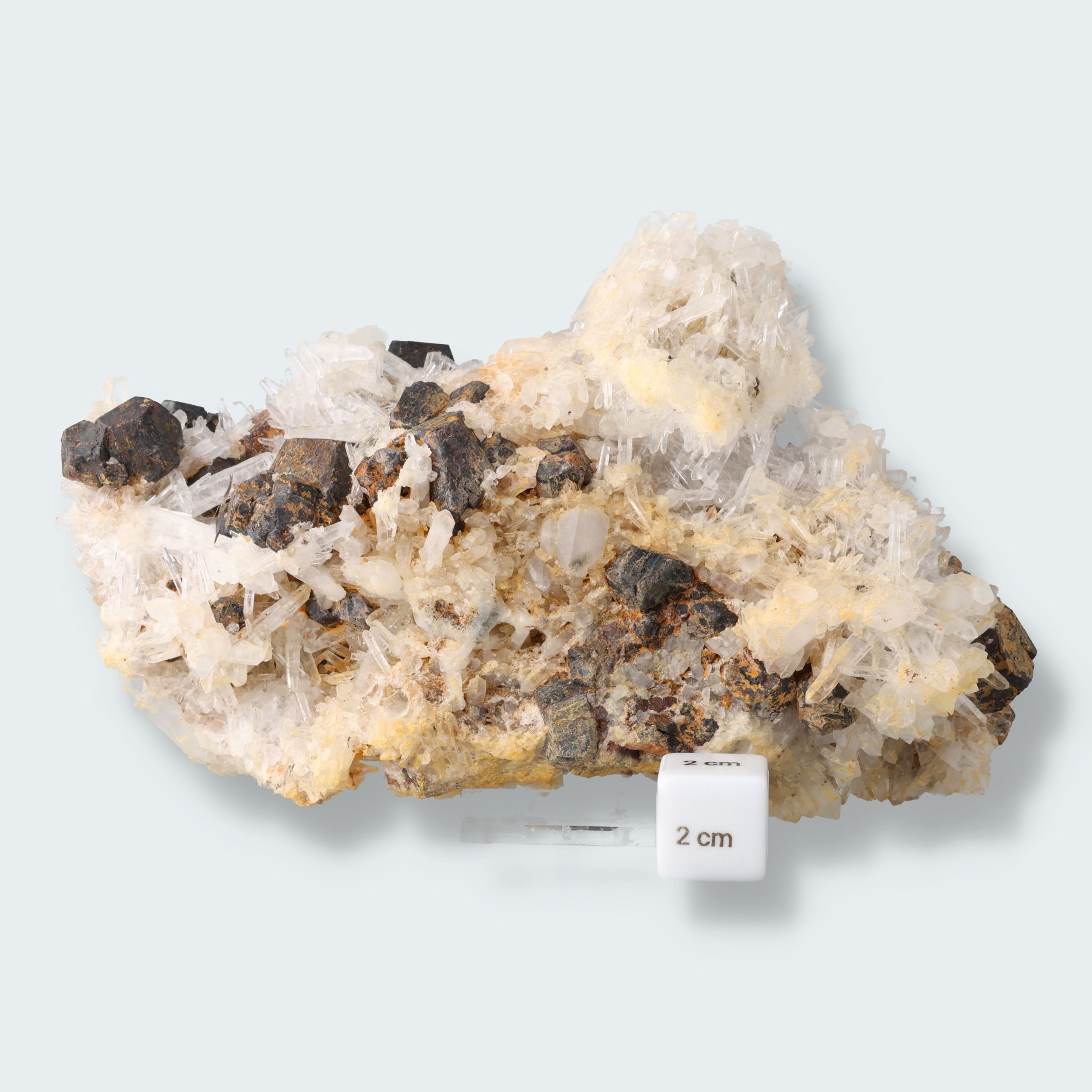 Granat mit Bergkristall Innere Mongolei (1455g) – Ansicht 2