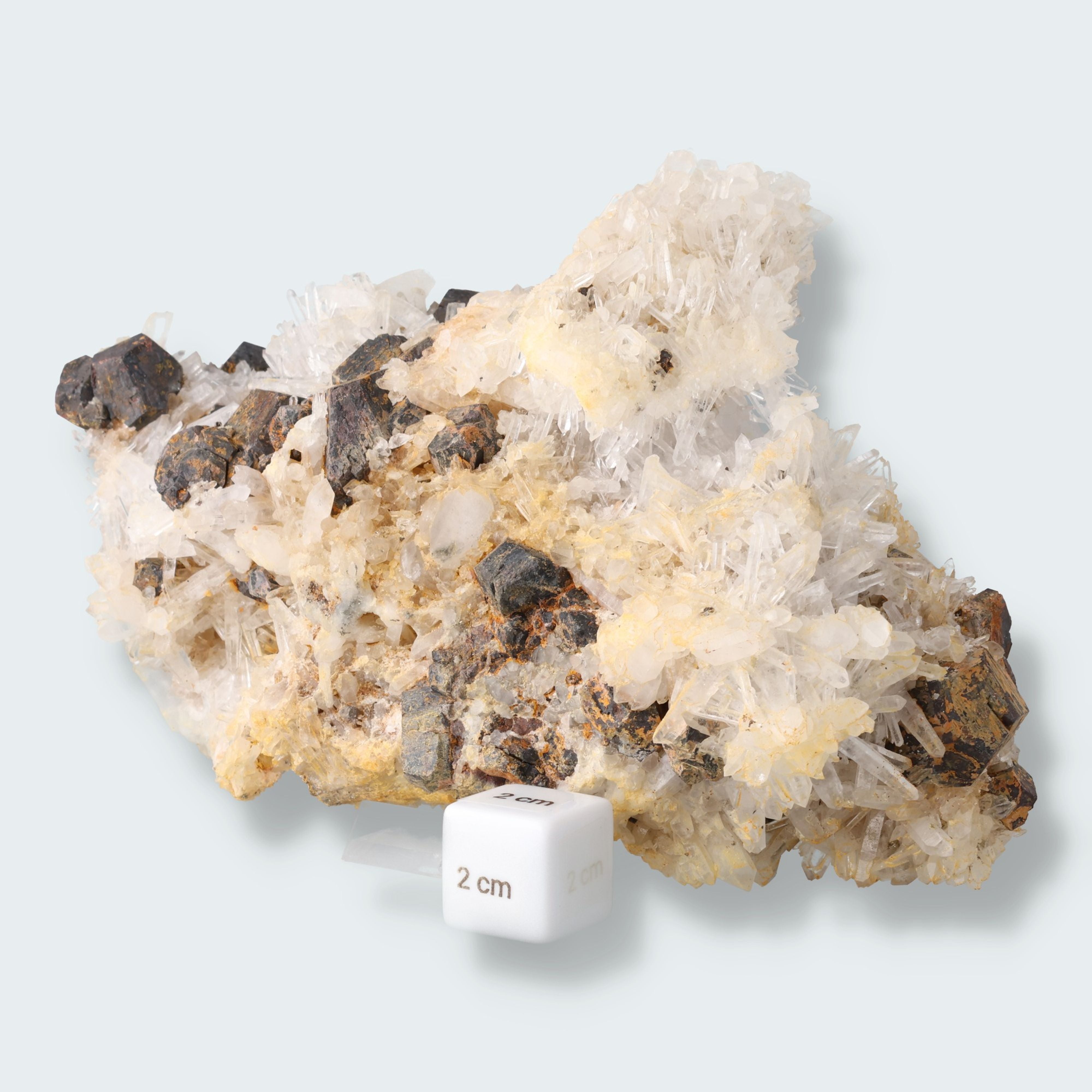 Granat mit Bergkristall Innere Mongolei (1455g) – Ansicht 3