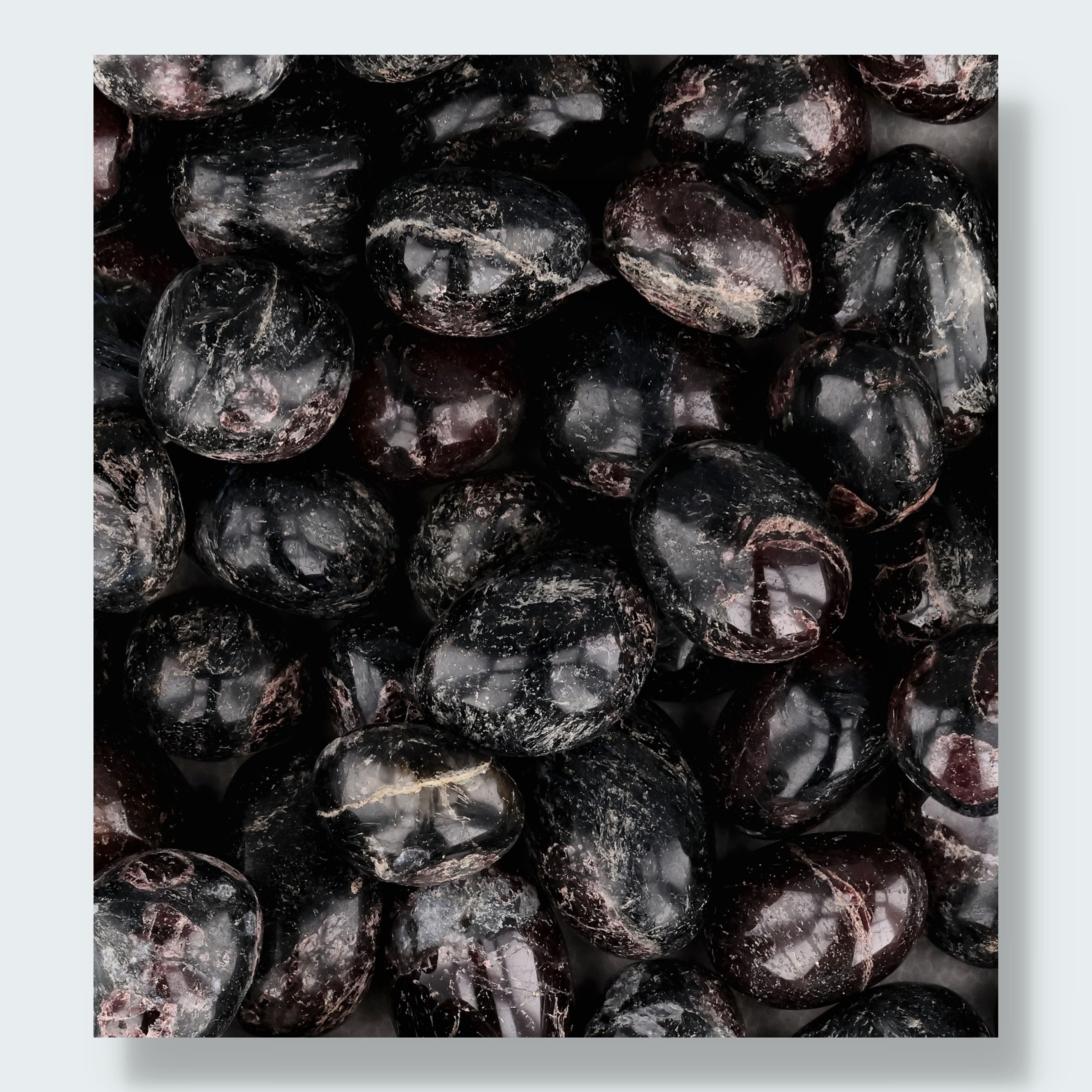 Granat Trommelsteine – Ansicht 3
