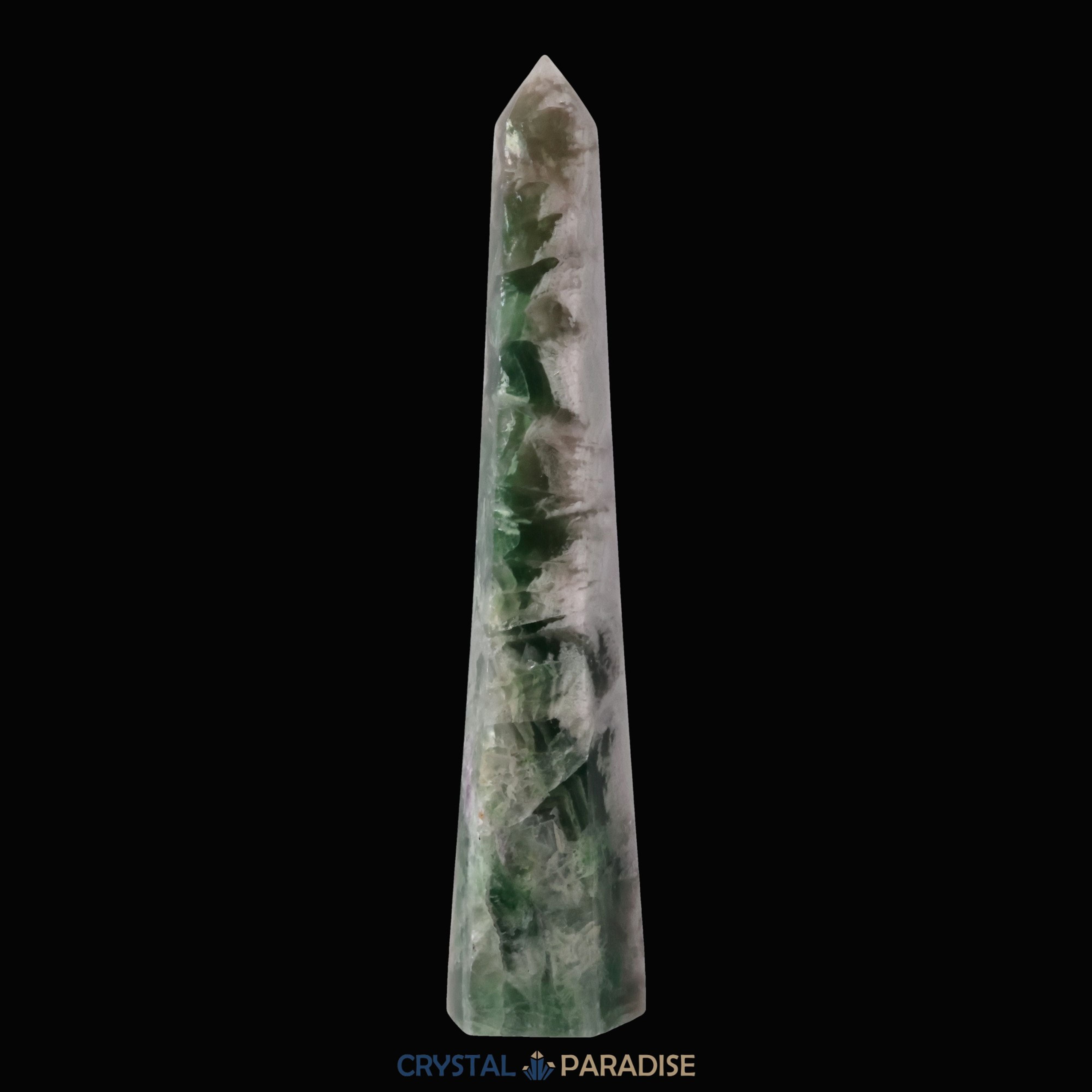 Grüner Fluorit Obelisk aus der inneren Mongolei (1084g) – Ansicht 6