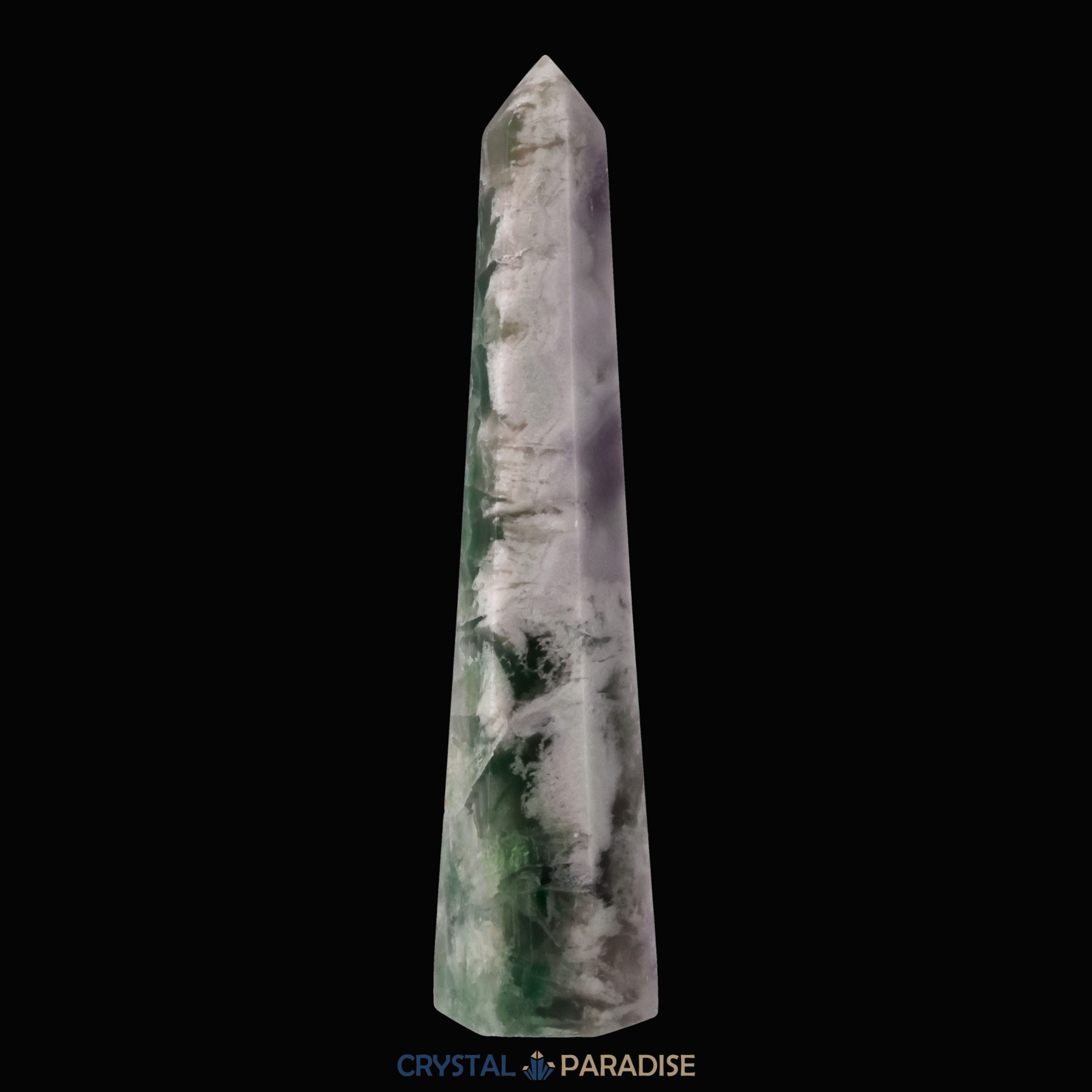 Grüner Fluorit Obelisk aus der inneren Mongolei (1084g) – Ansicht 7