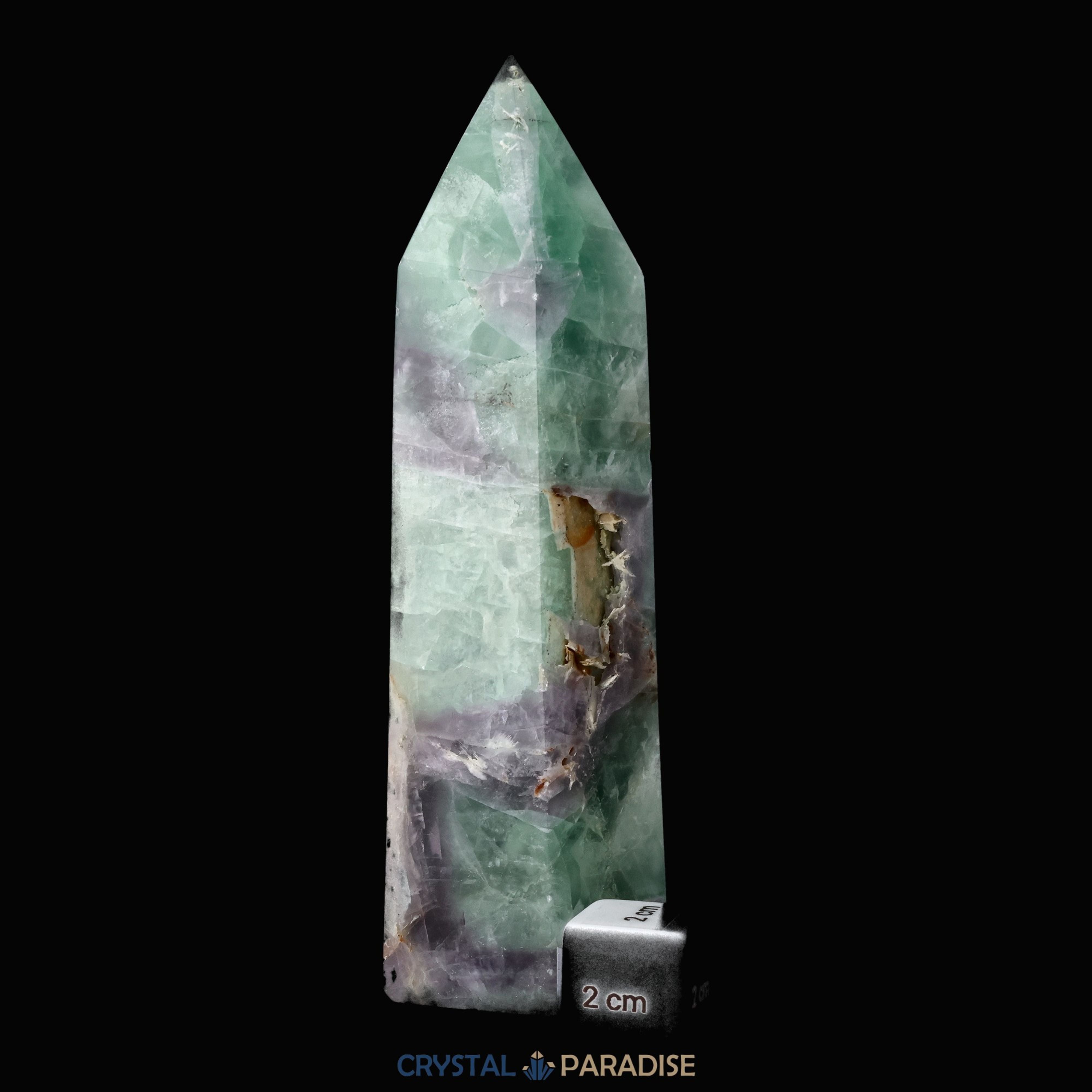 Grüner Fluorit Obelisk aus der inneren Mongolei (696g) – Ansicht 10