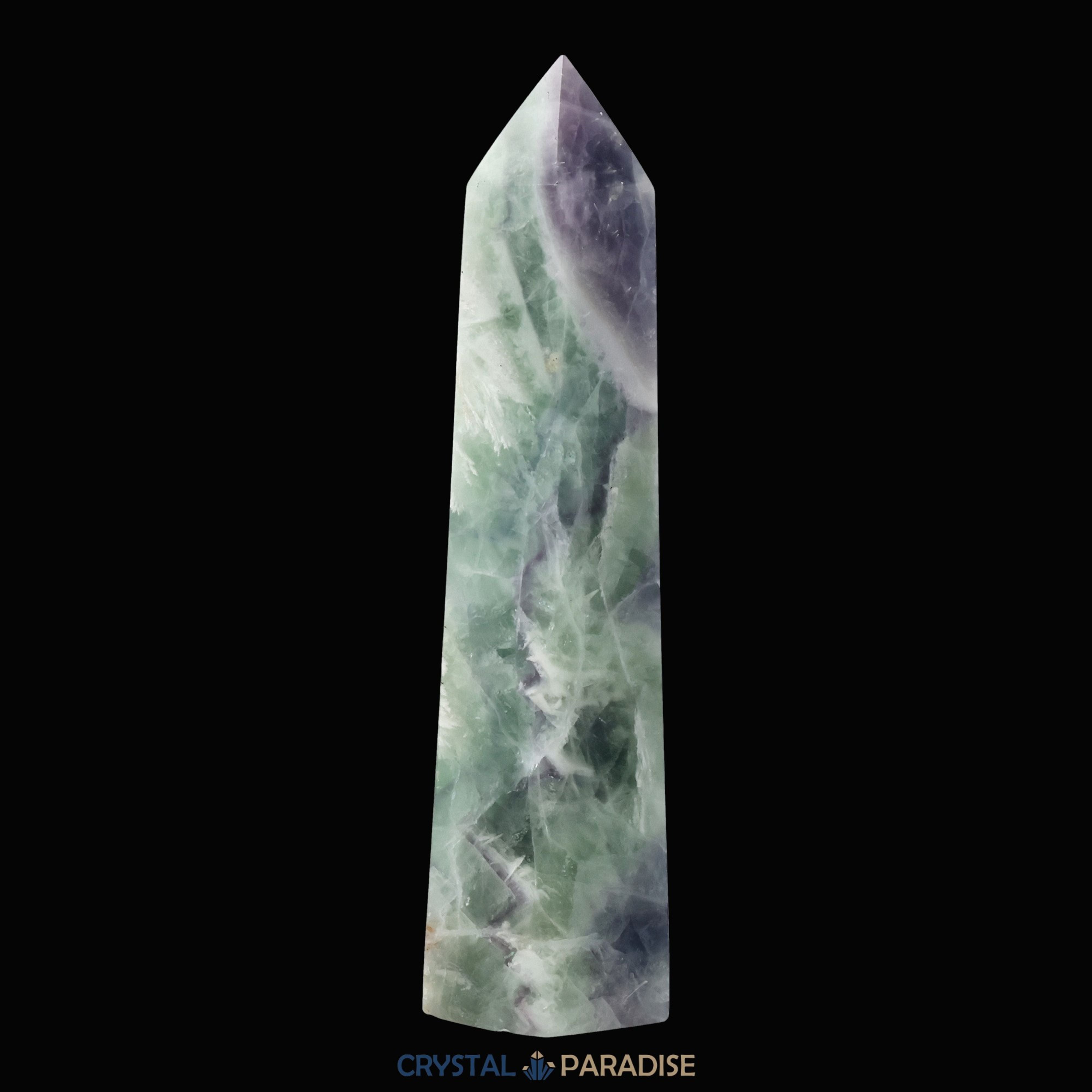 Grüner Fluorit Obelisk aus der inneren Mongolei (702g) – Ansicht 5