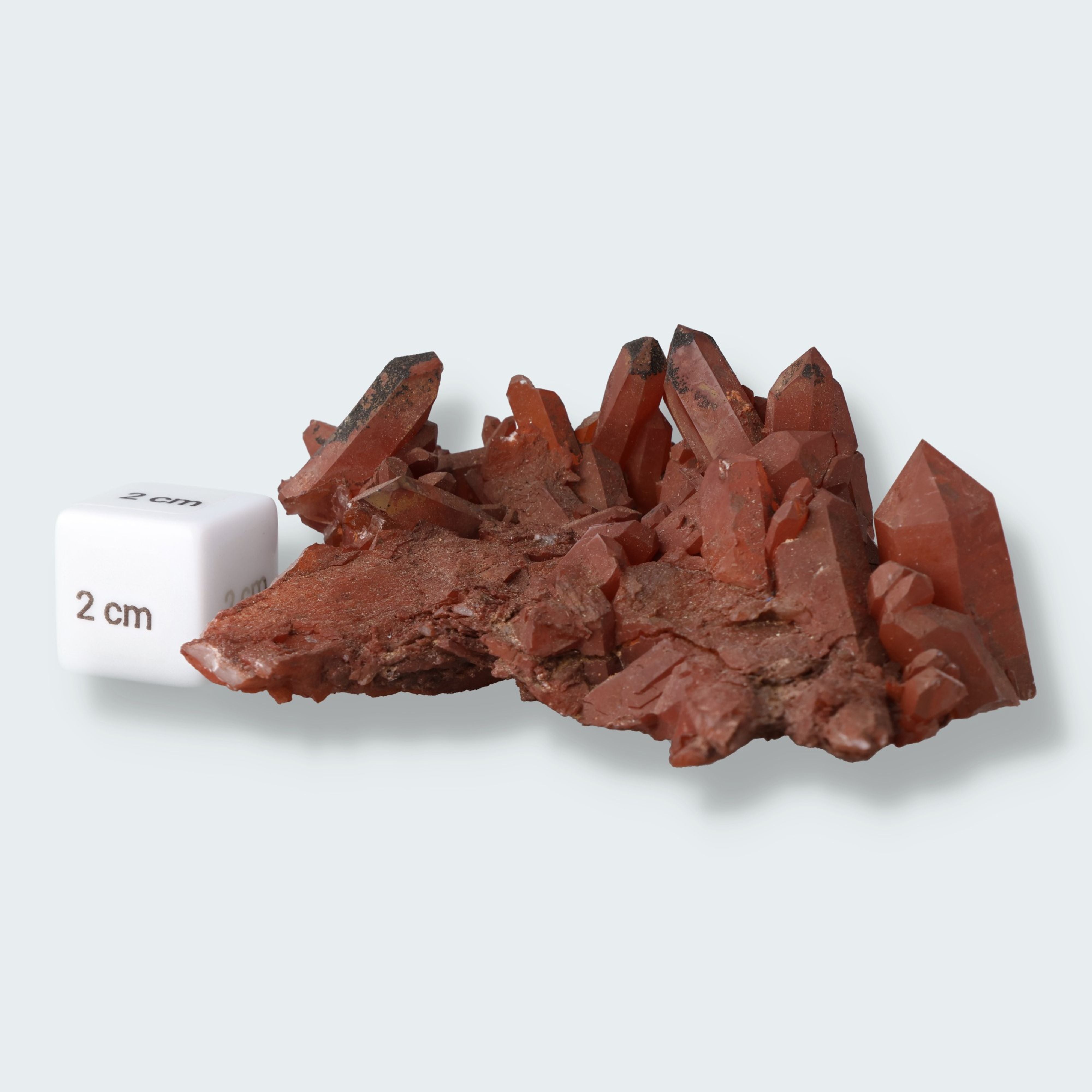 Hämatoid Quarz / Eisenkiesel Stufe aus Brasilien (177g) – Ansicht 2