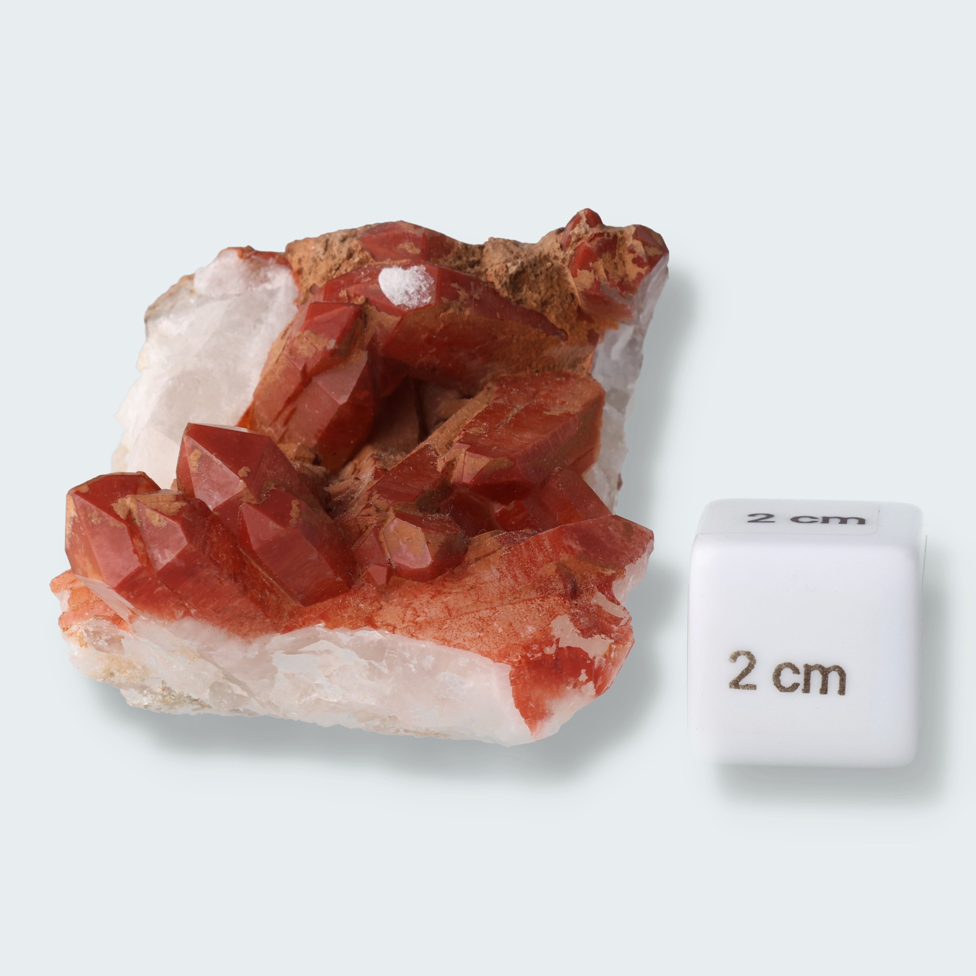 Hämatoid Quarz / Eisenkiesel Stufe aus Namibia (134g) – Ansicht 2