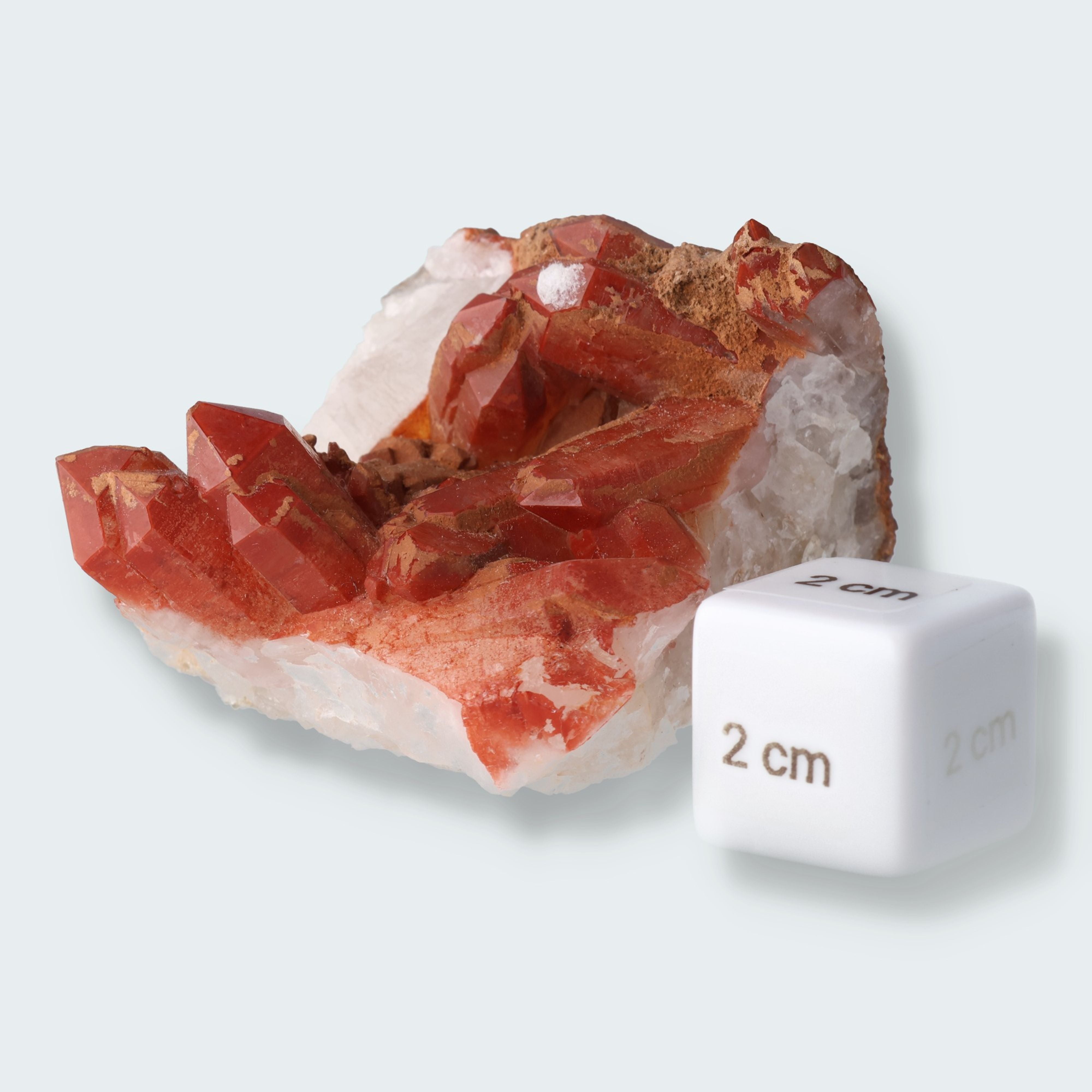 Hämatoid Quarz / Eisenkiesel Stufe aus Namibia (134g) – Ansicht 3