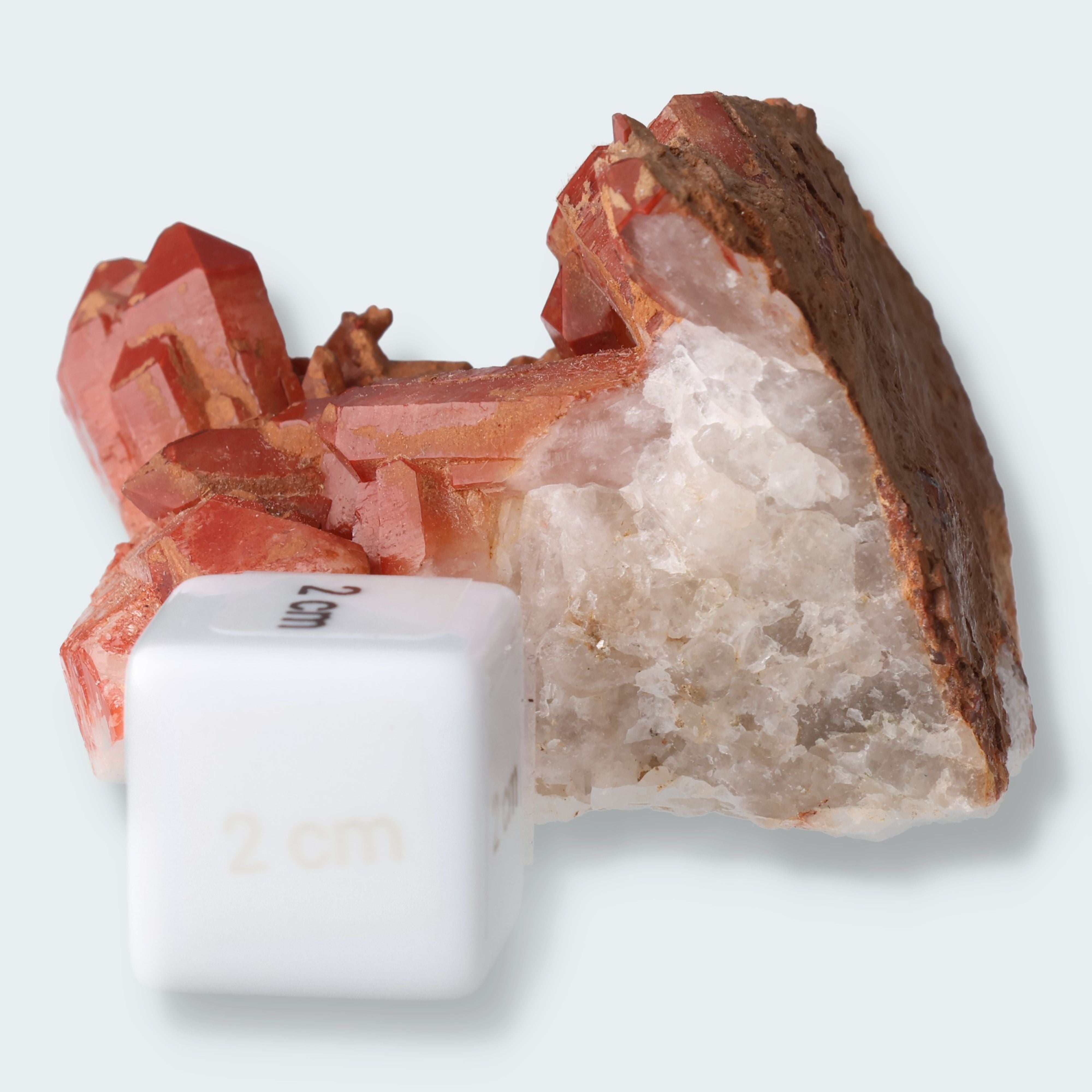 Hämatoid Quarz / Eisenkiesel Stufe aus Namibia (134g) – Ansicht 4