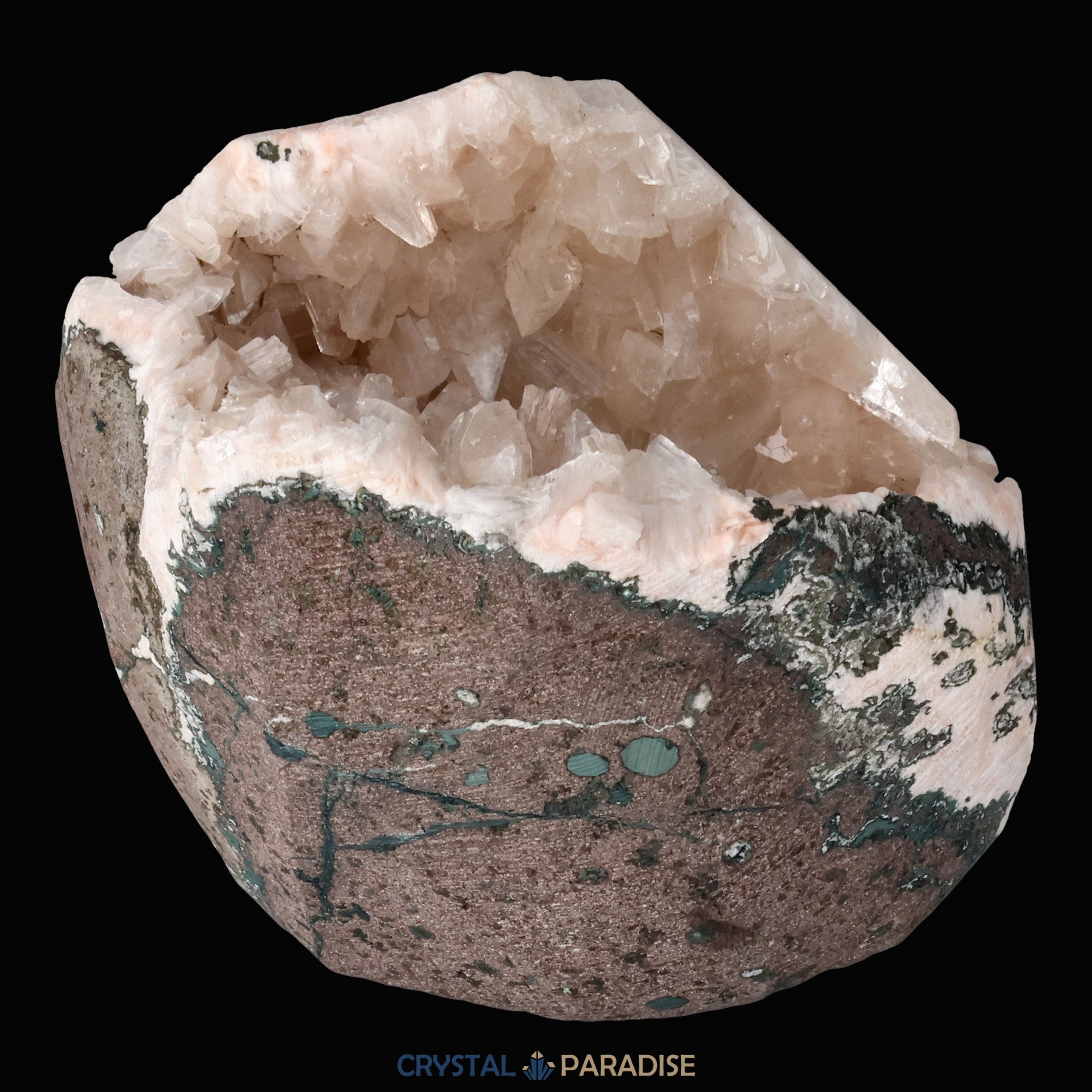 Heulandit Euzeolit Geode aus Indien (297g) – Ansicht 9