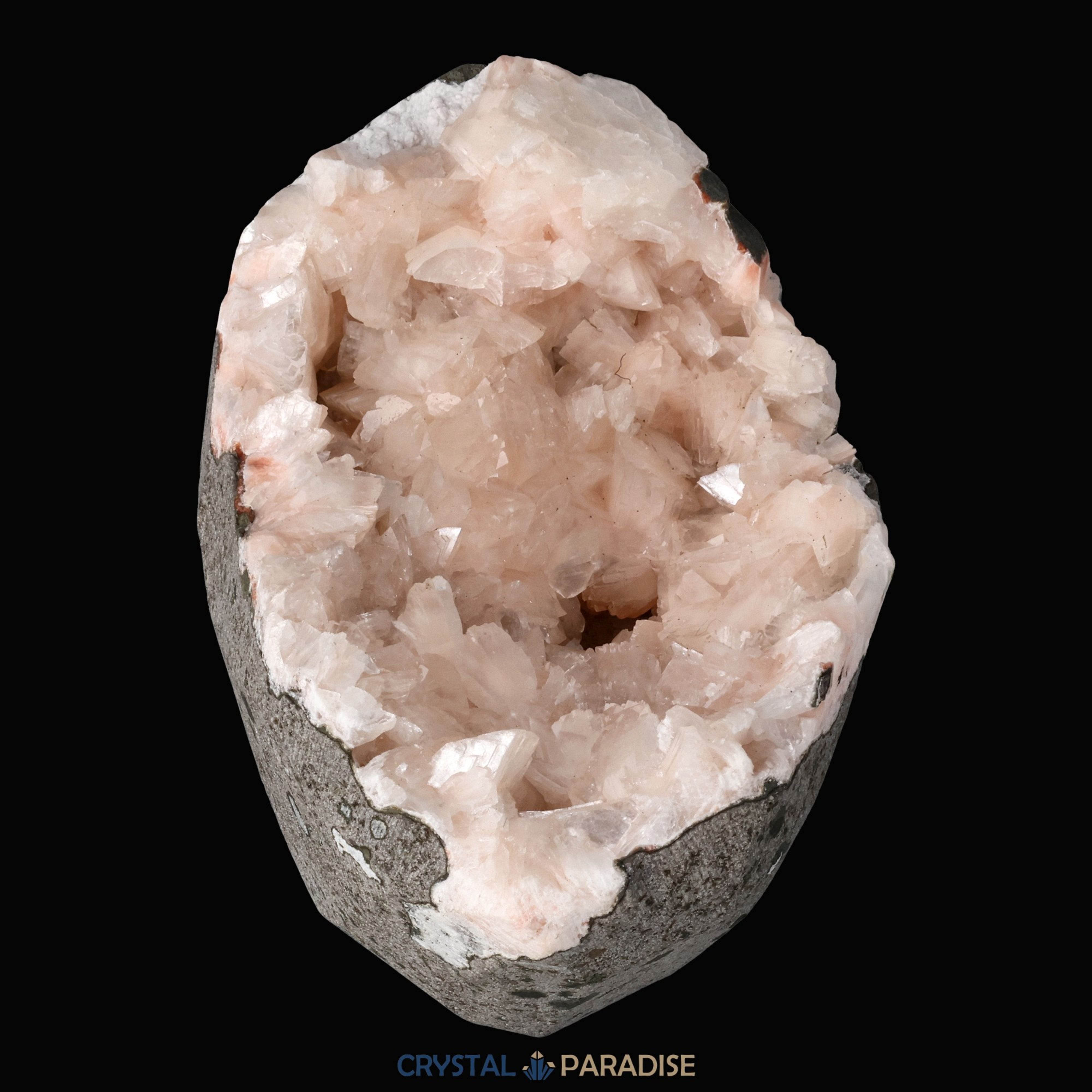 Heulandit Euzeolit Geode aus Indien (387g) – Ansicht 4
