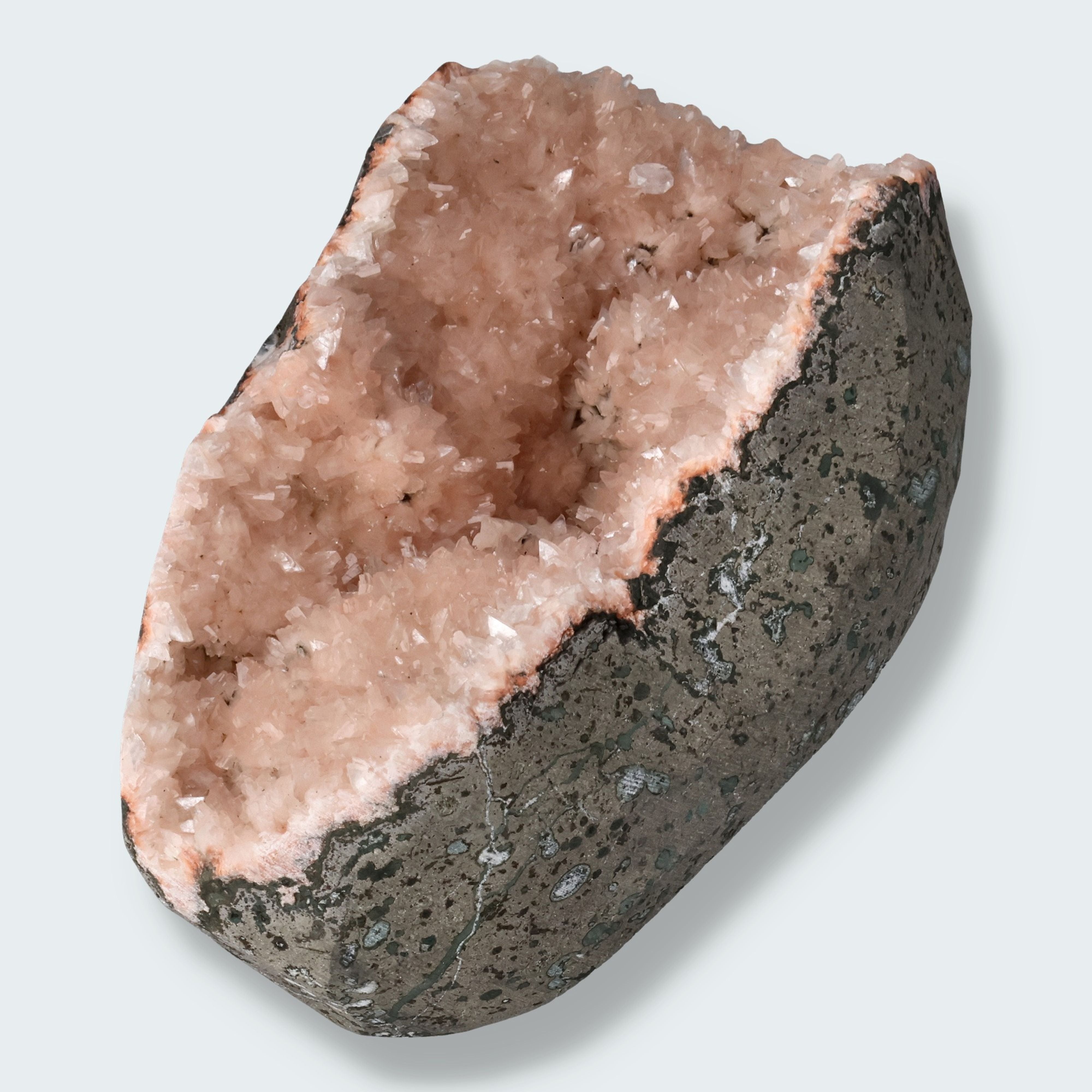 Heulandit Euzeolit Geode aus Indien (483g) – Ansicht 2