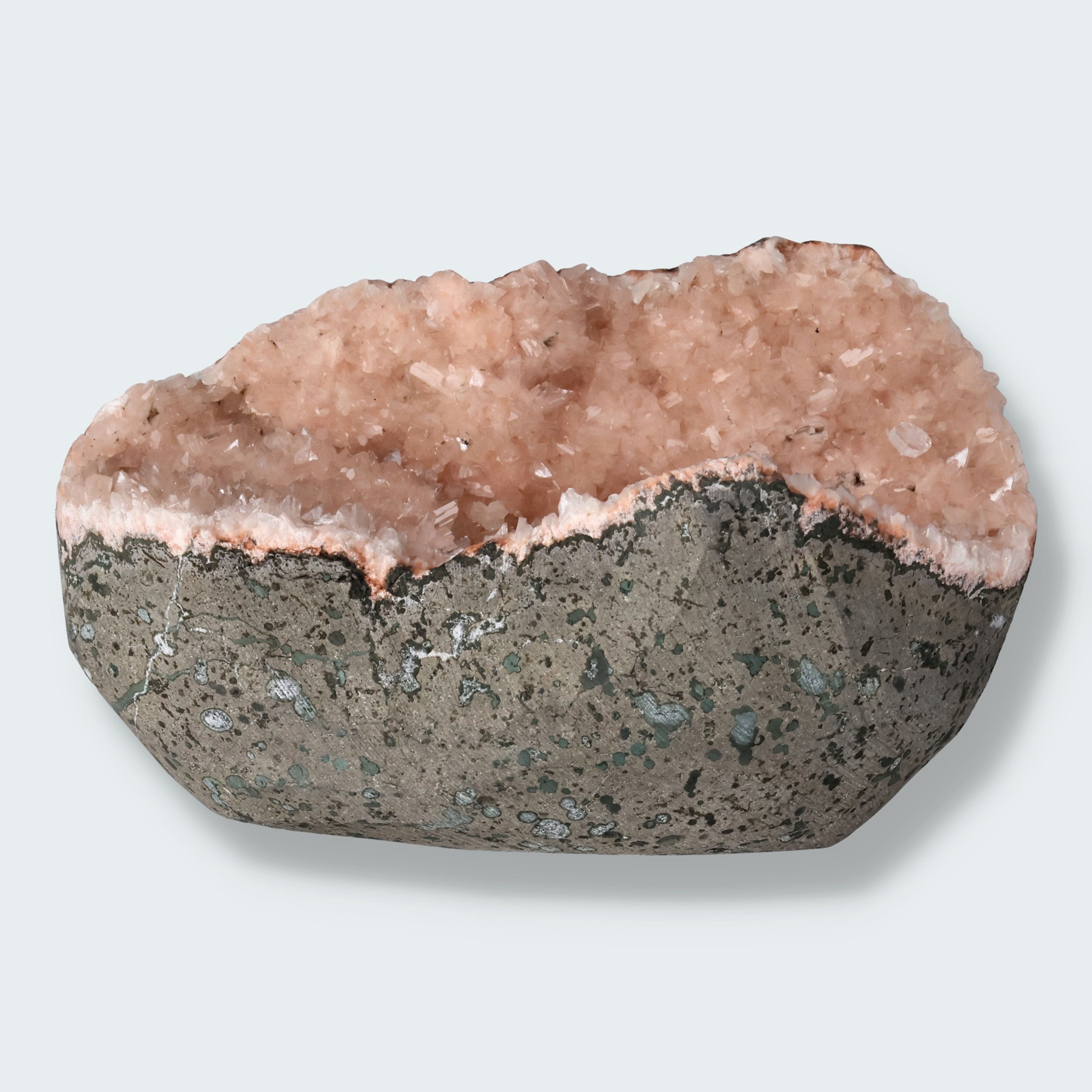 Heulandit Euzeolit Geode aus Indien (483g) – Ansicht 3