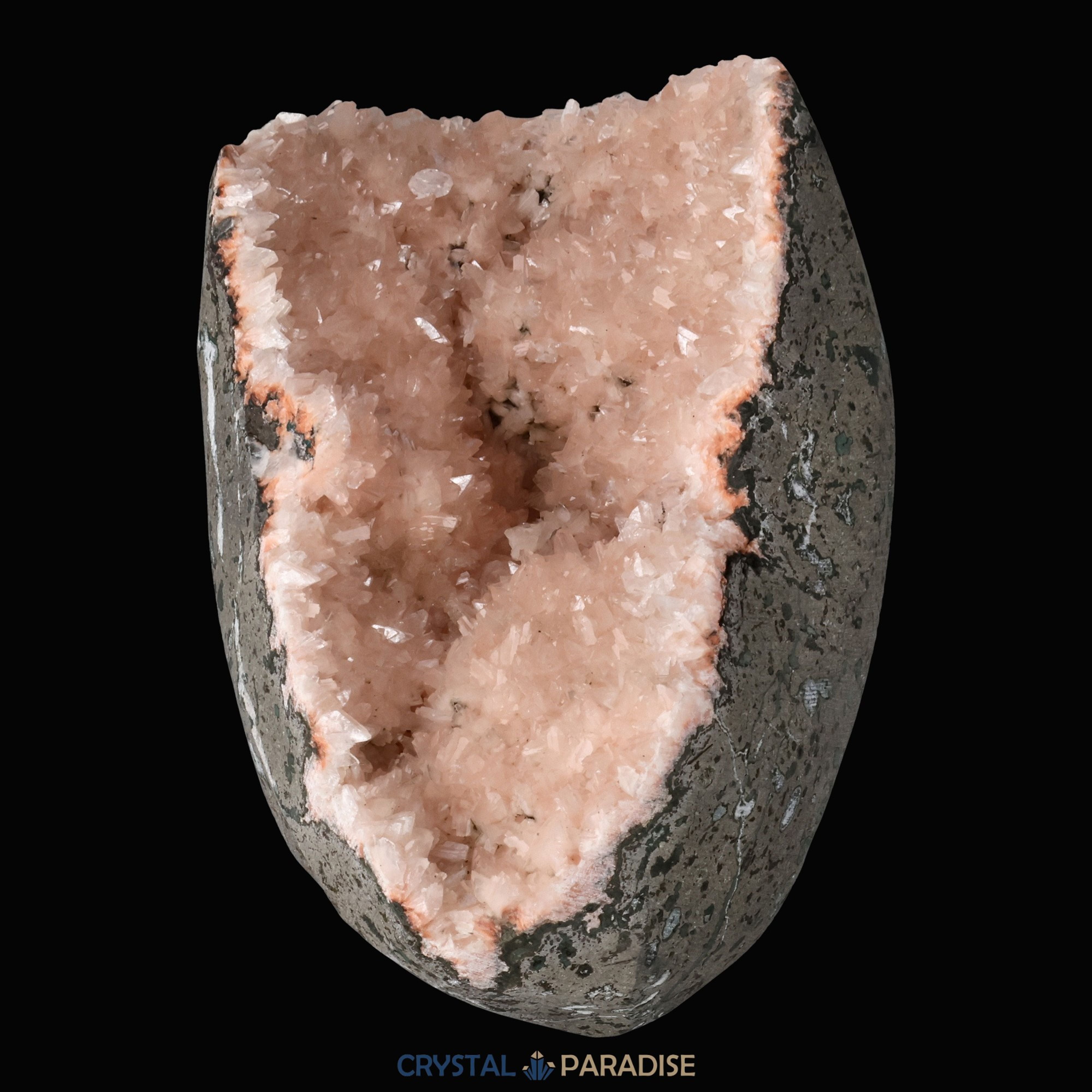 Heulandit Euzeolit Geode aus Indien (483g) – Ansicht 4