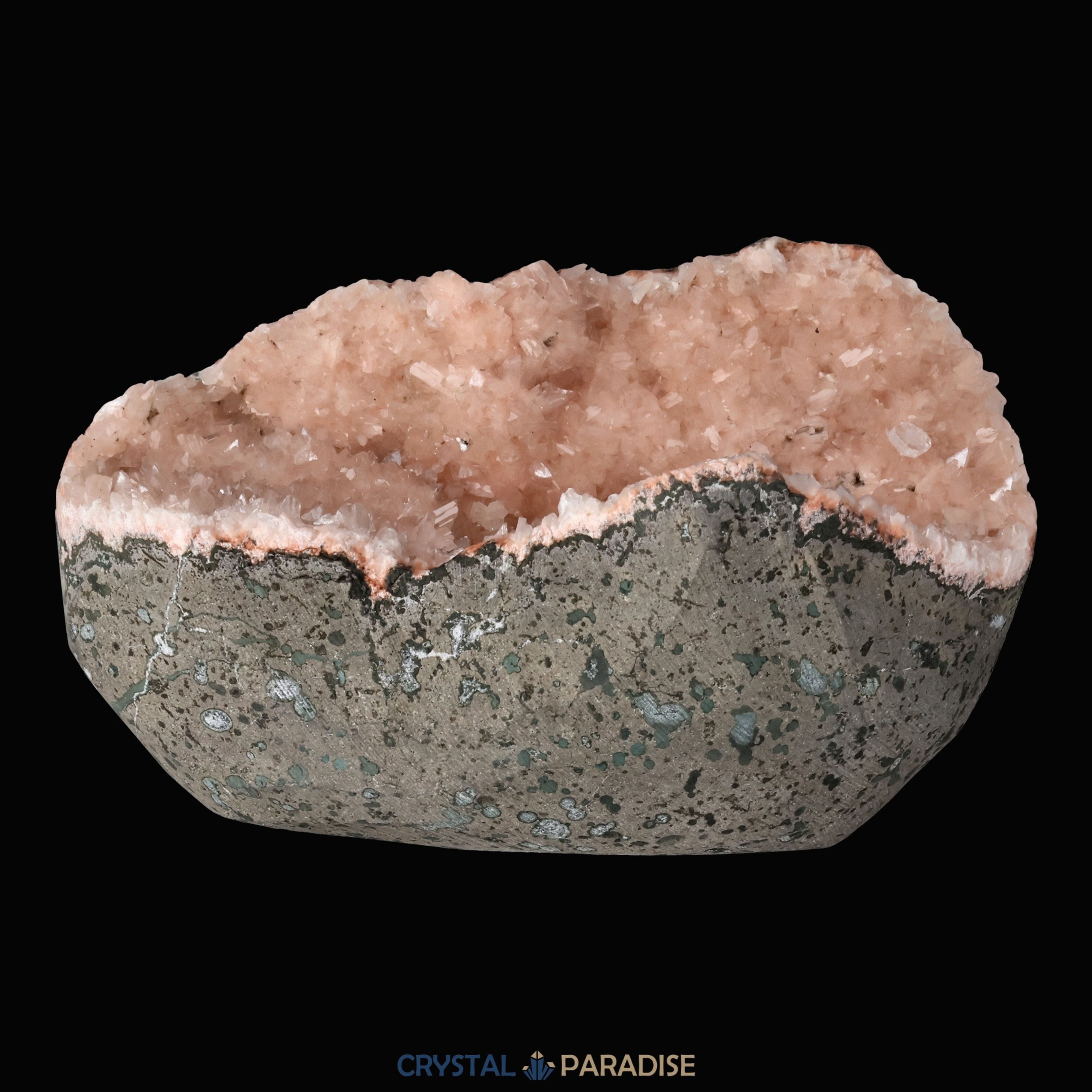 Heulandit Euzeolit Geode aus Indien (483g) – Ansicht 6