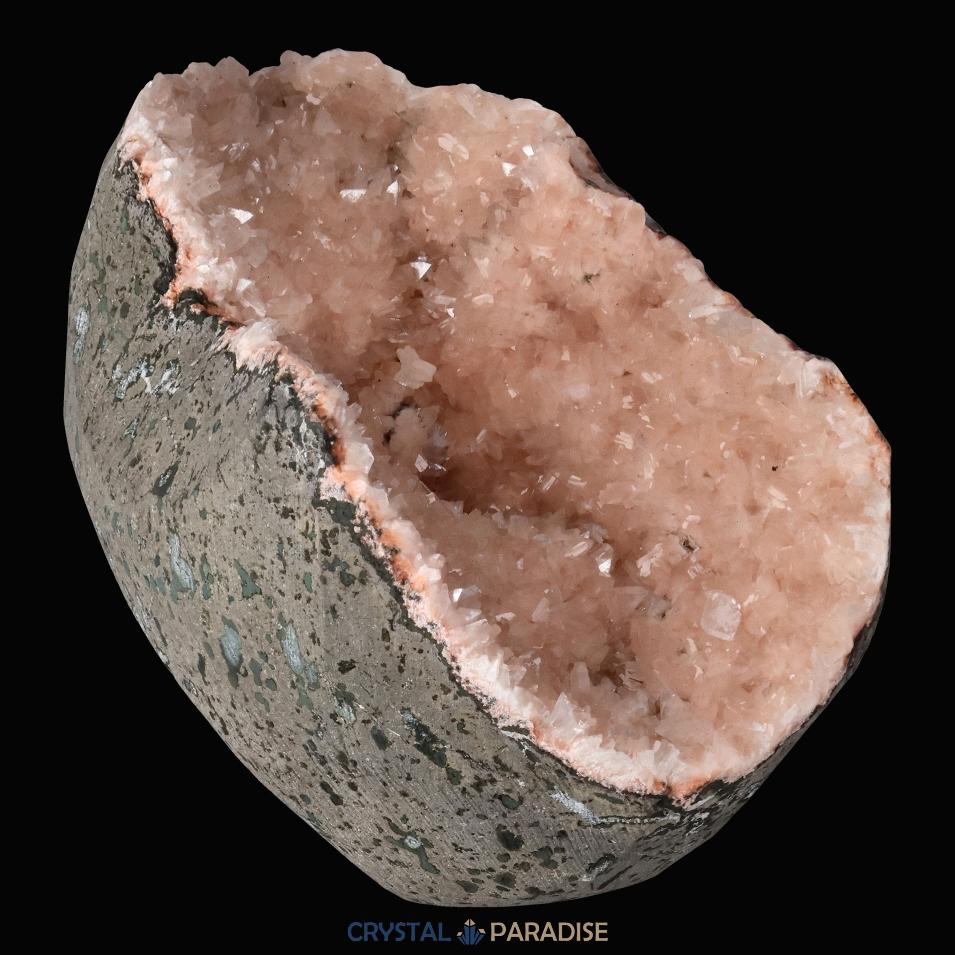 Heulandit Euzeolit Geode aus Indien (483g) – Ansicht 7
