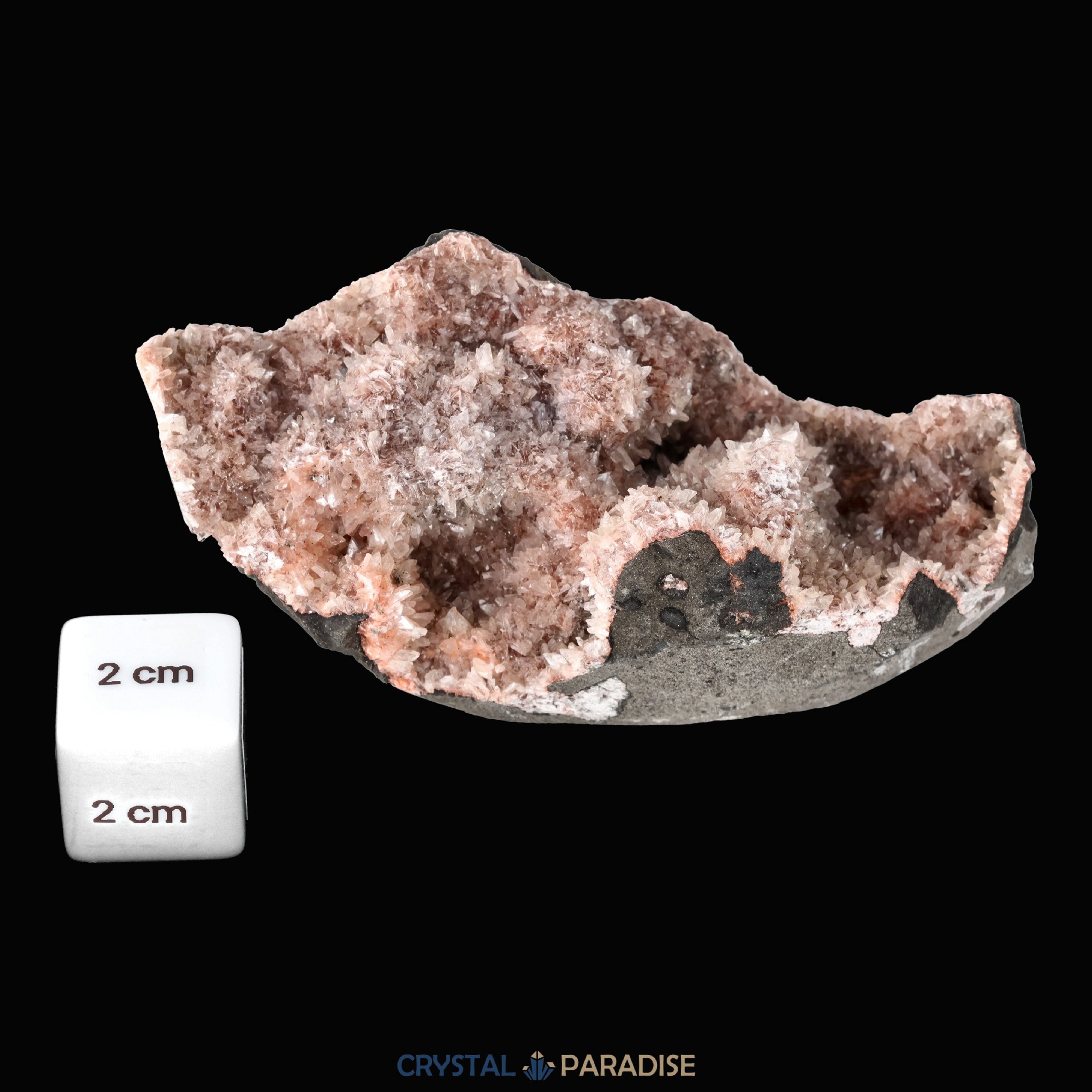 Heulandit Euzeolit Geode mit Stilbit aus Indien (178g) – Ansicht 5