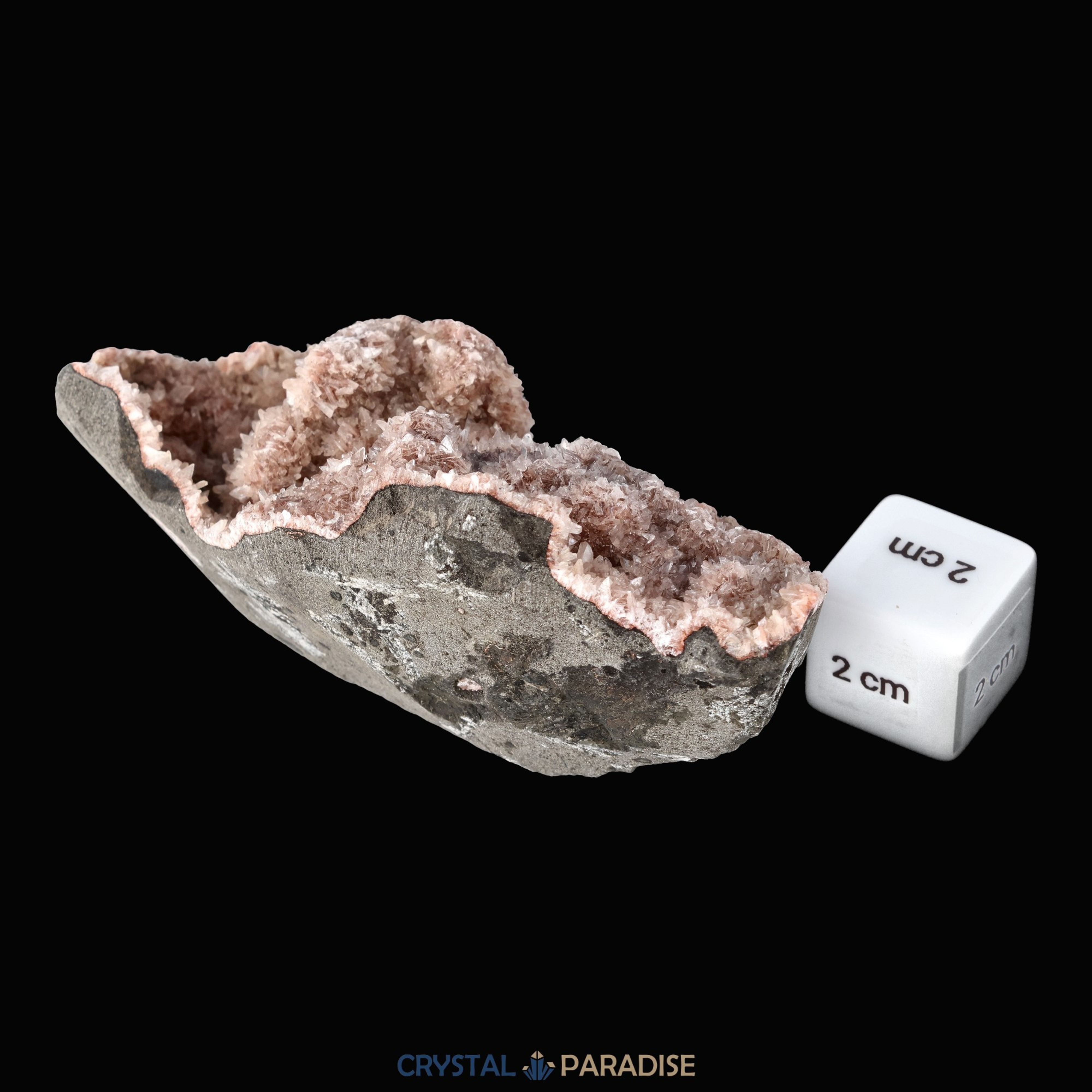 Heulandit Euzeolit Geode mit Stilbit aus Indien (178g) – Ansicht 9