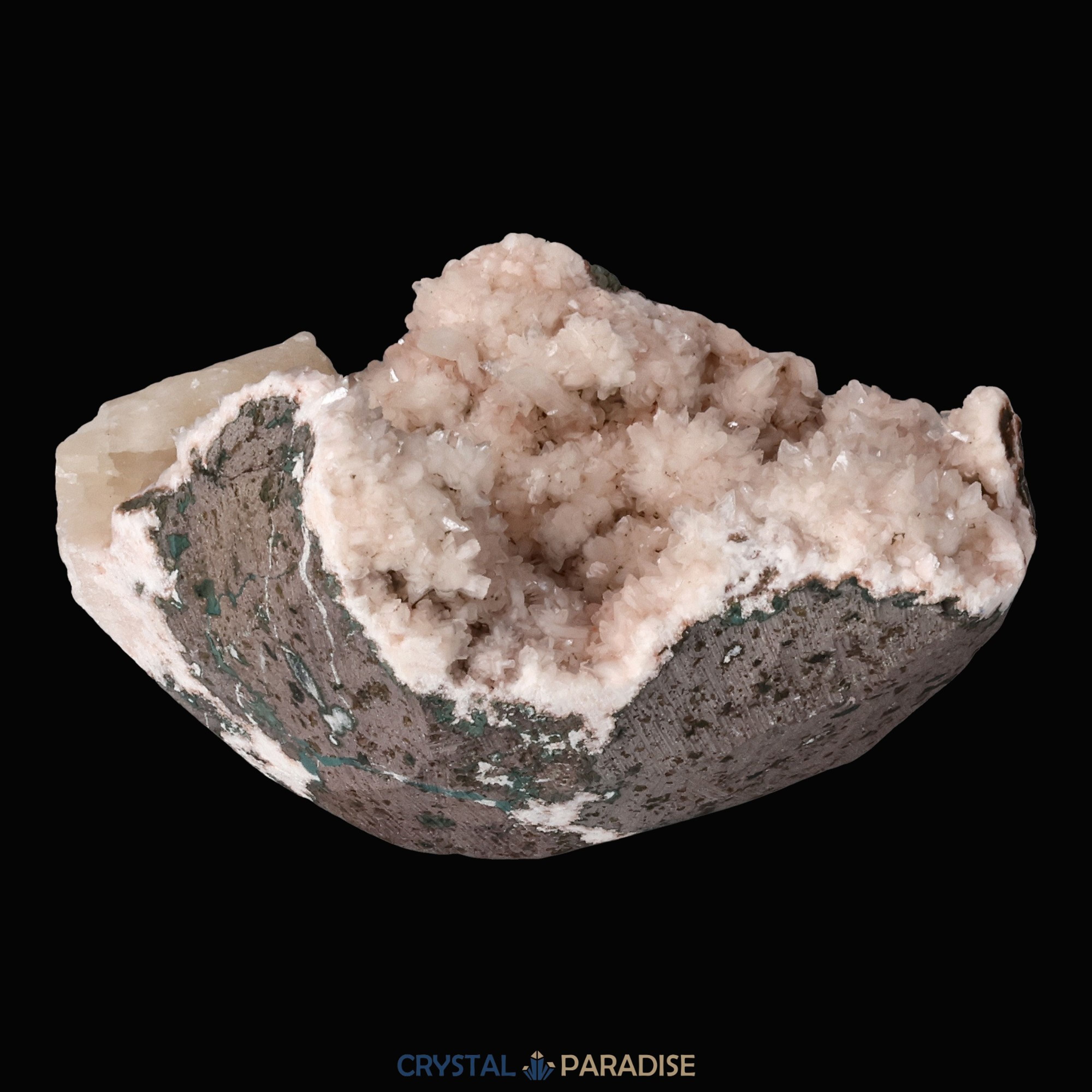 Heulandit Euzeolit Geode mit Stilbit aus Indien (213g) – Ansicht 10