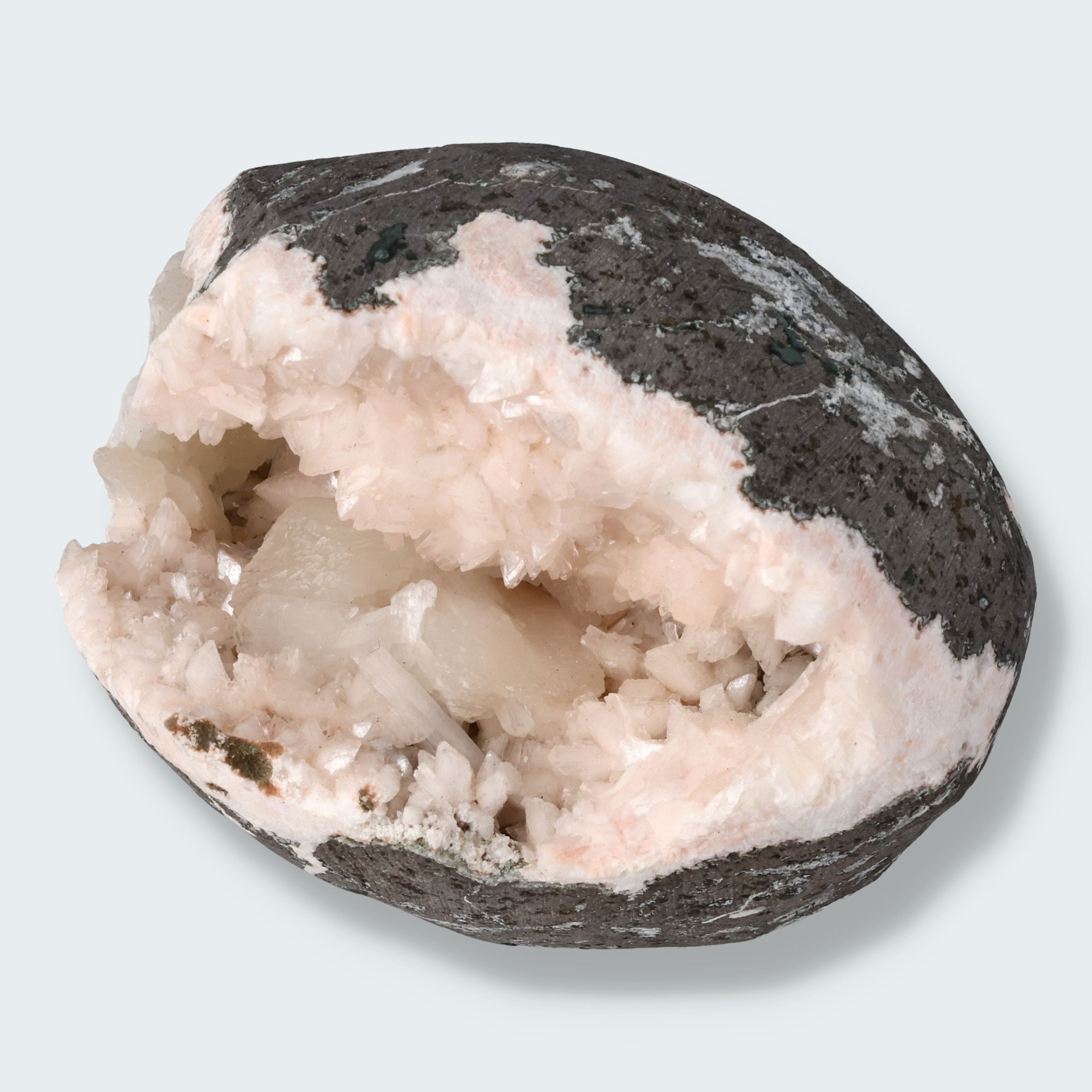 Heulandit Euzeolit Geode mit Stilbit Indien (335g) – Ansicht 2