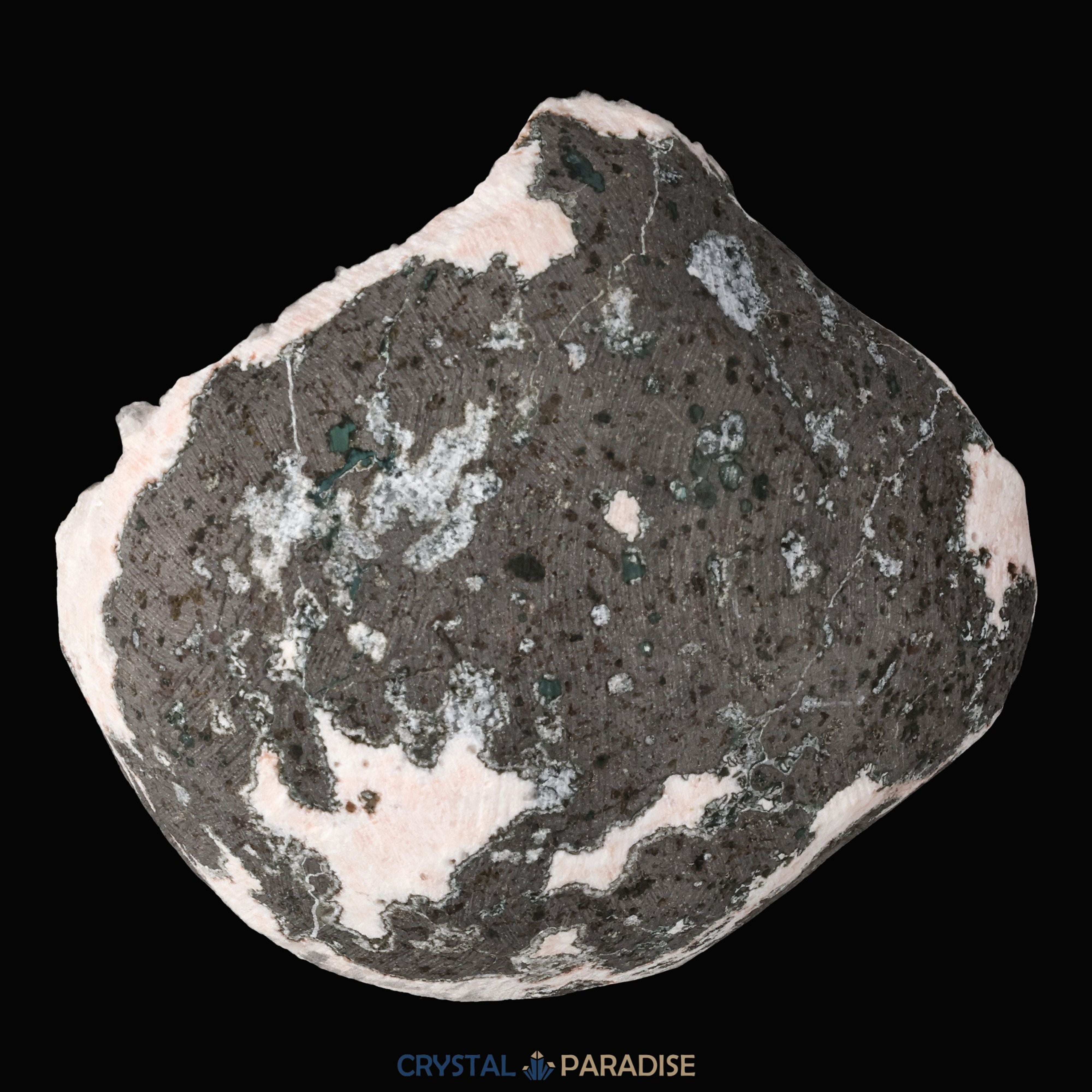 Heulandit Euzeolit Geode mit Stilbit Indien (335g) – Ansicht 7