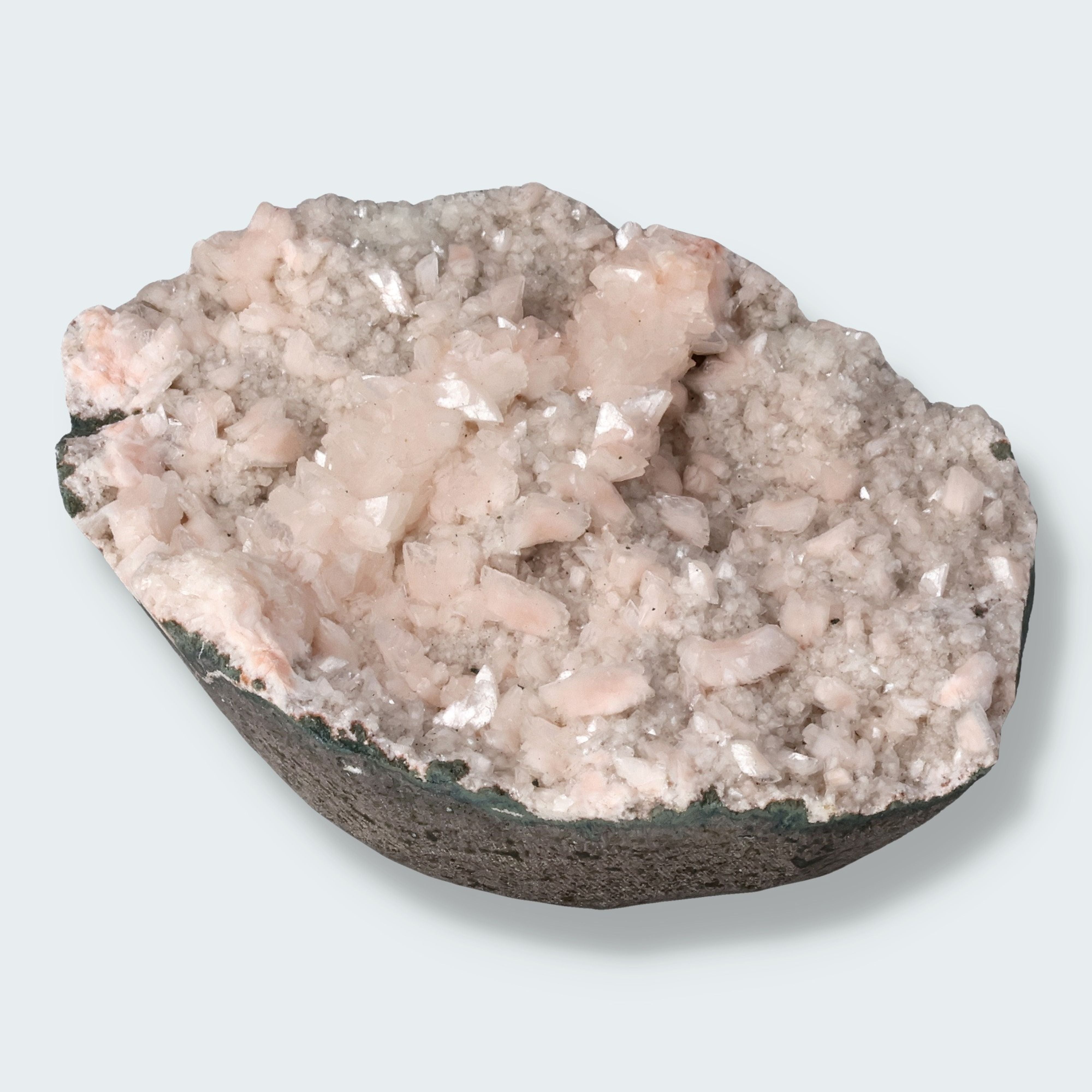 Heulandit Euzeolit Geoden aus Indien (406g) – Ansicht 2