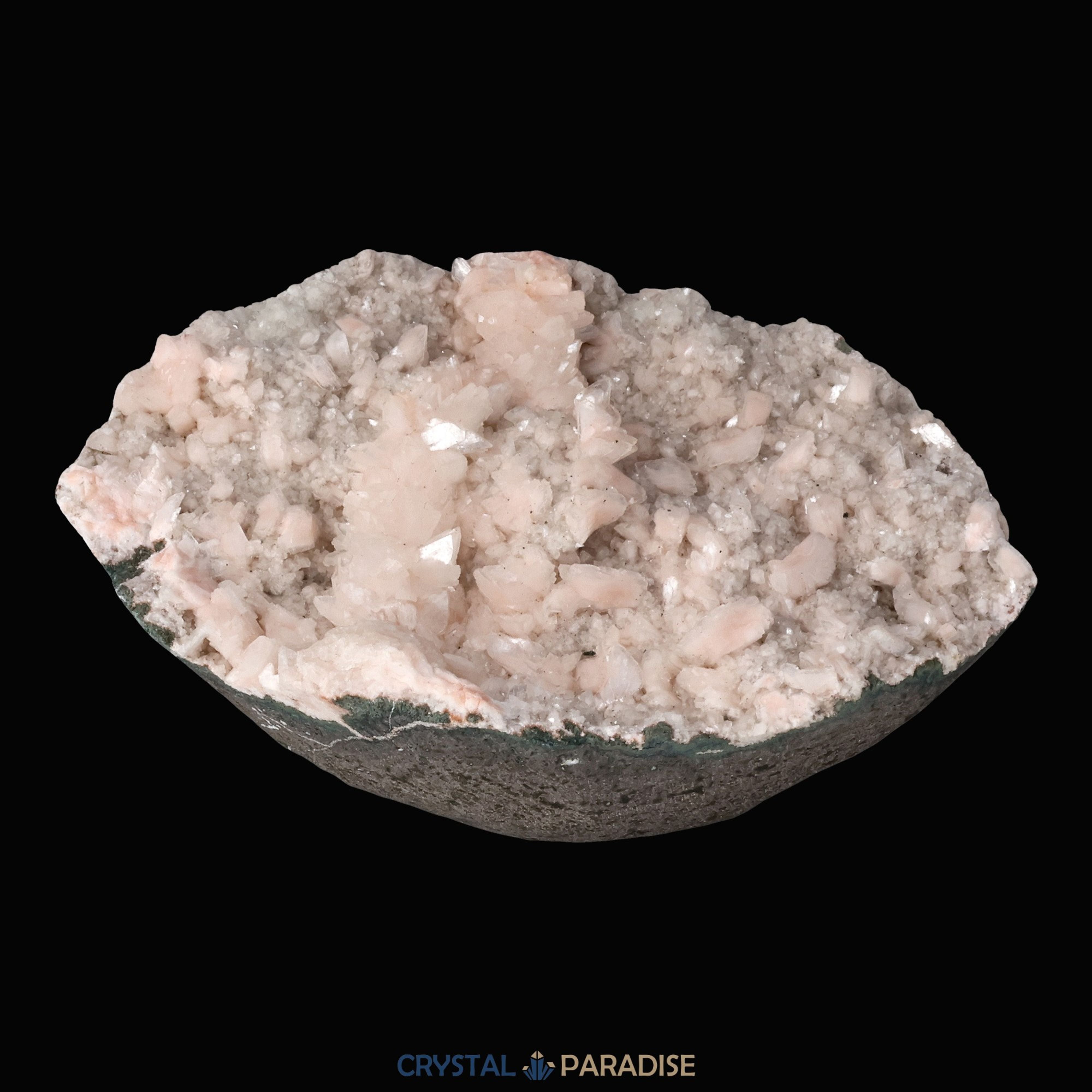 Heulandit Euzeolit Geoden aus Indien (406g) – Ansicht 4