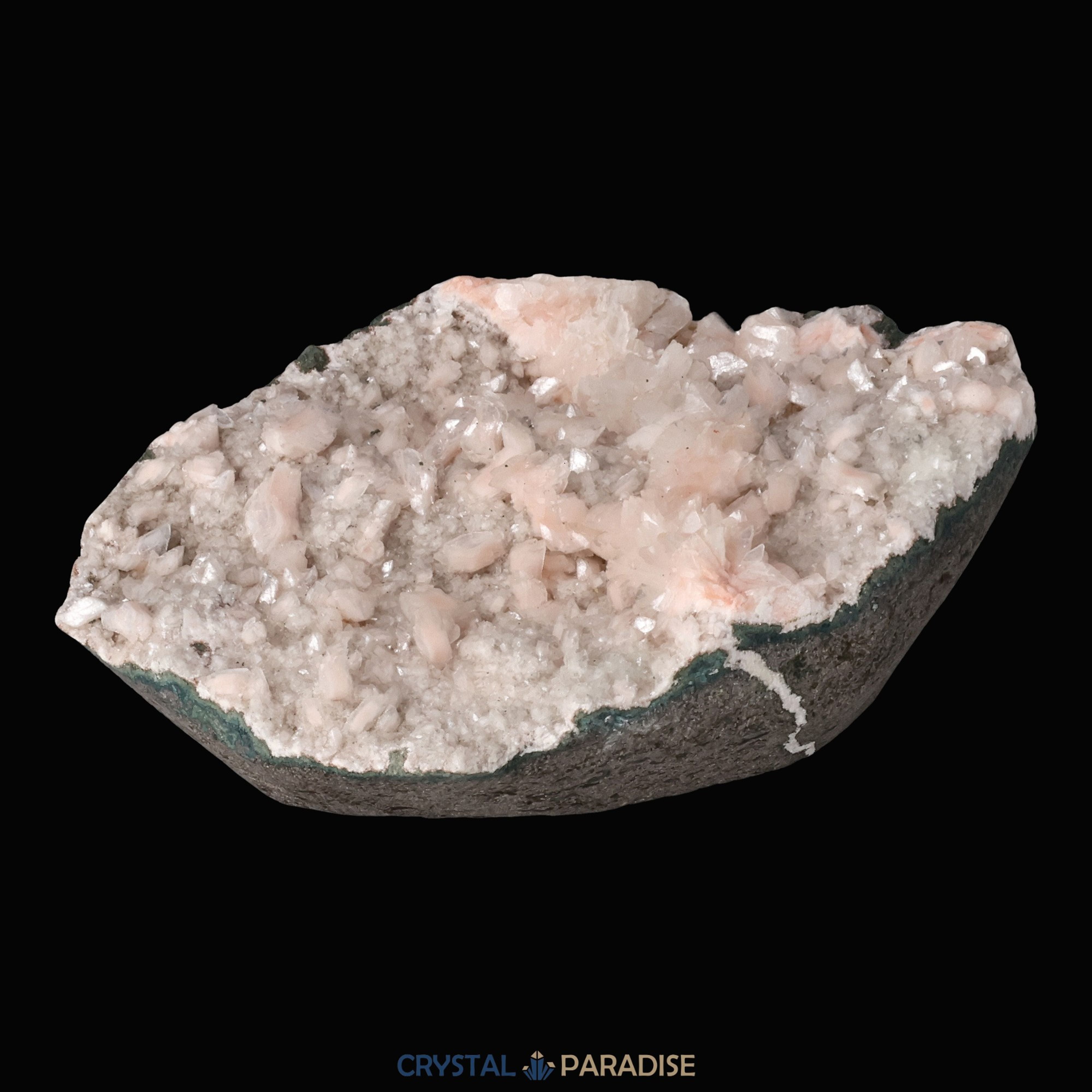 Heulandit Euzeolit Geoden aus Indien (406g) – Ansicht 7
