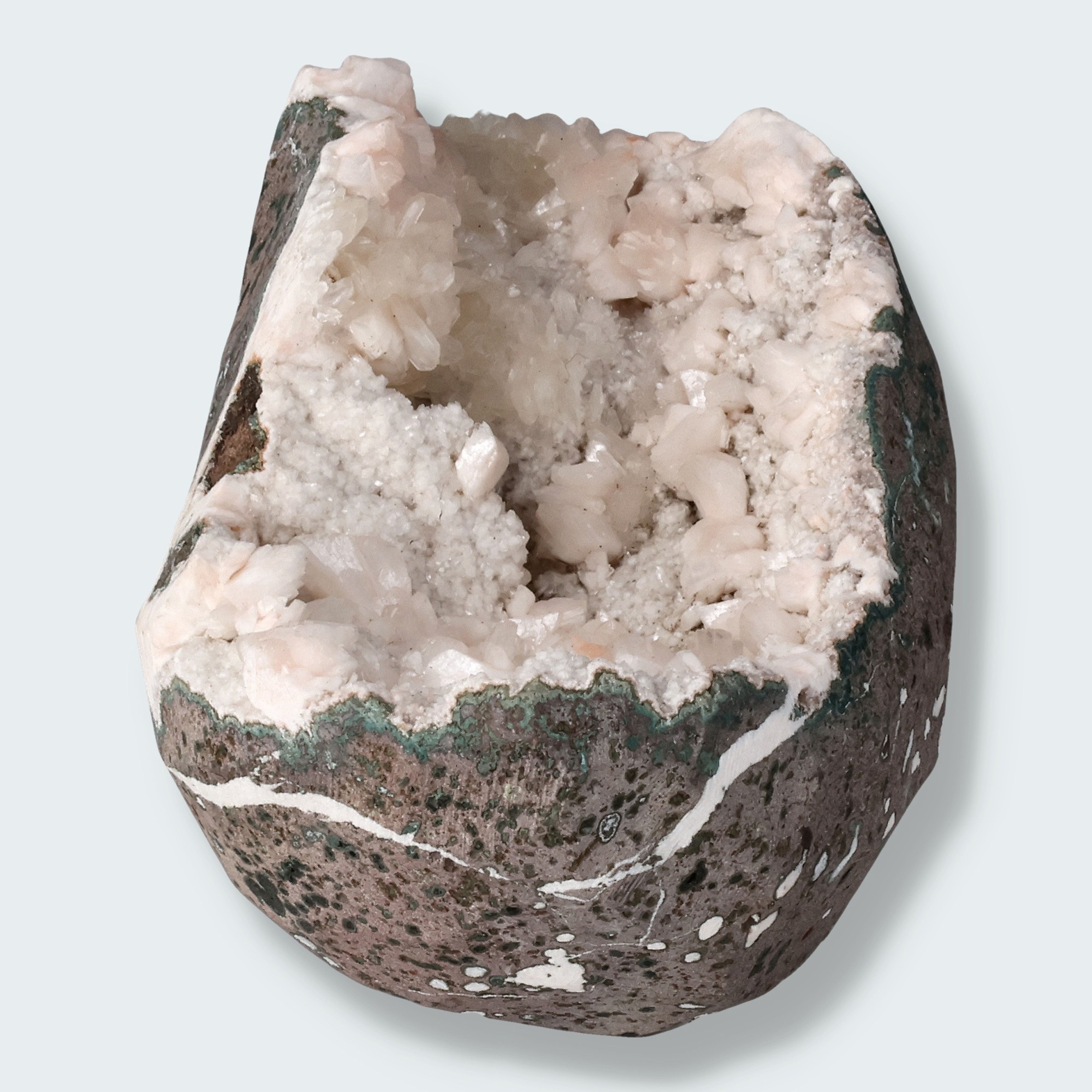 Heulandit Euzeolit Geoden aus Indien (534g) – Ansicht 3