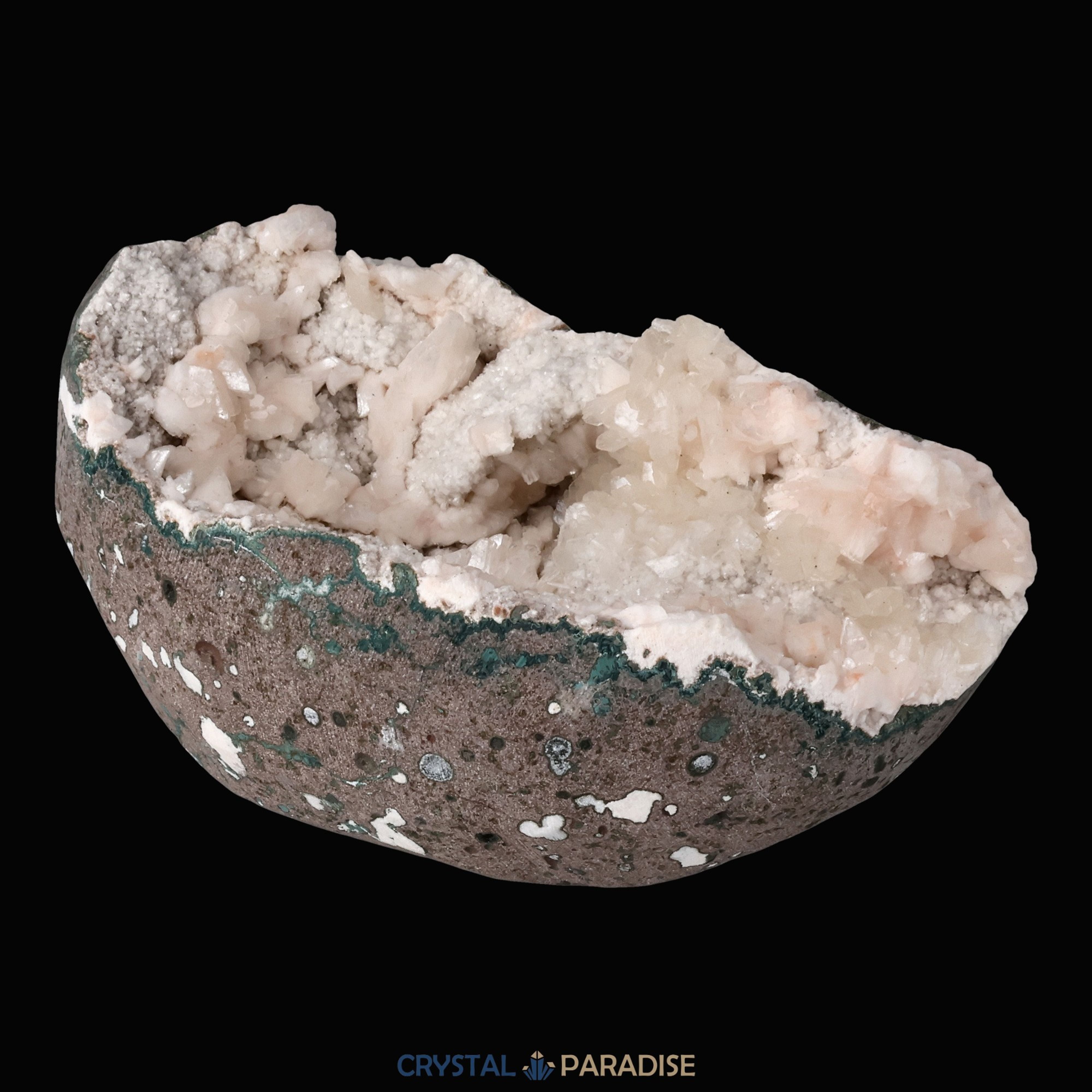 Heulandit Euzeolit Geoden aus Indien (534g) – Ansicht 8