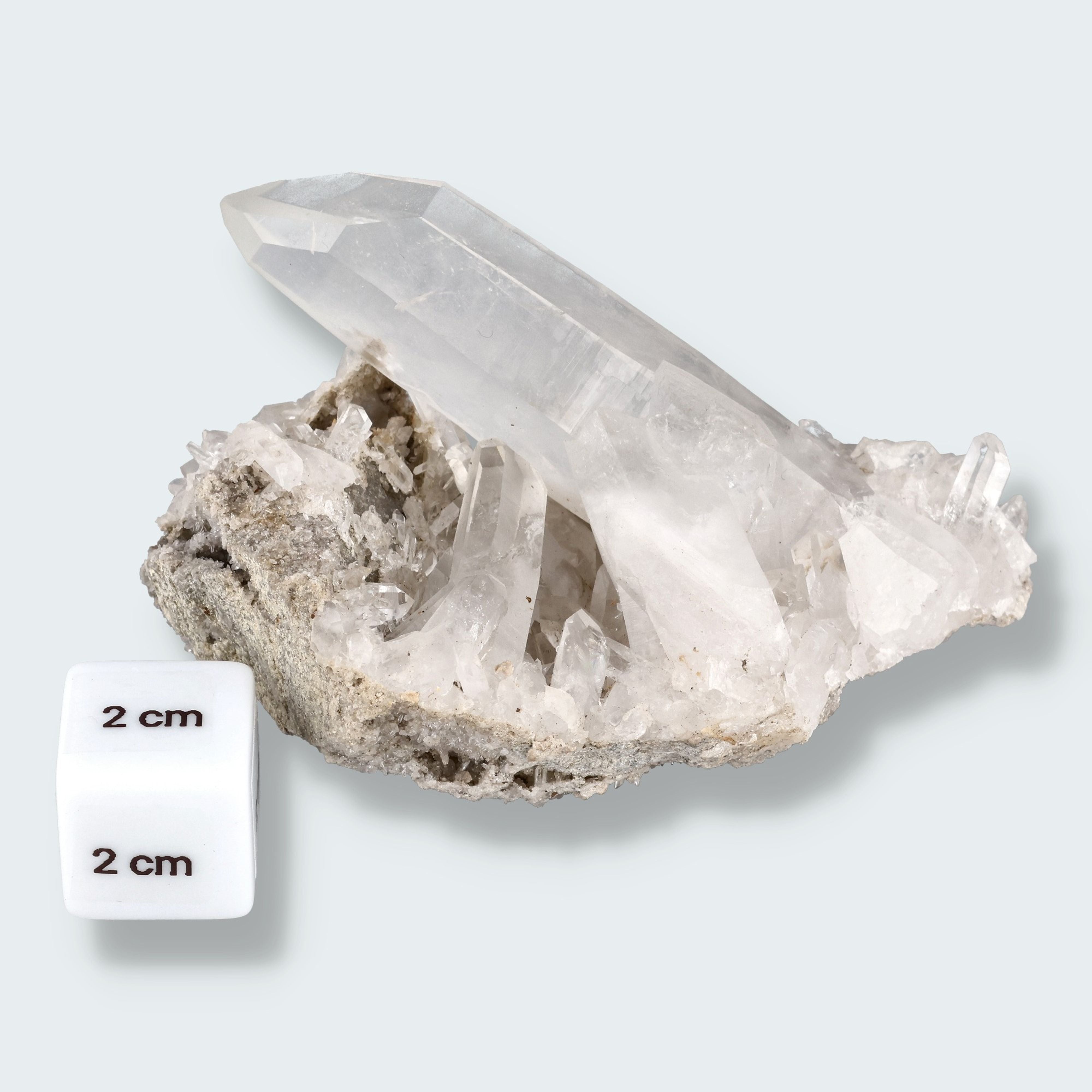 Himalaya Quarz (Bergkristall) aus dem Skardu Tal in Pakistan (190g) – Ansicht 2