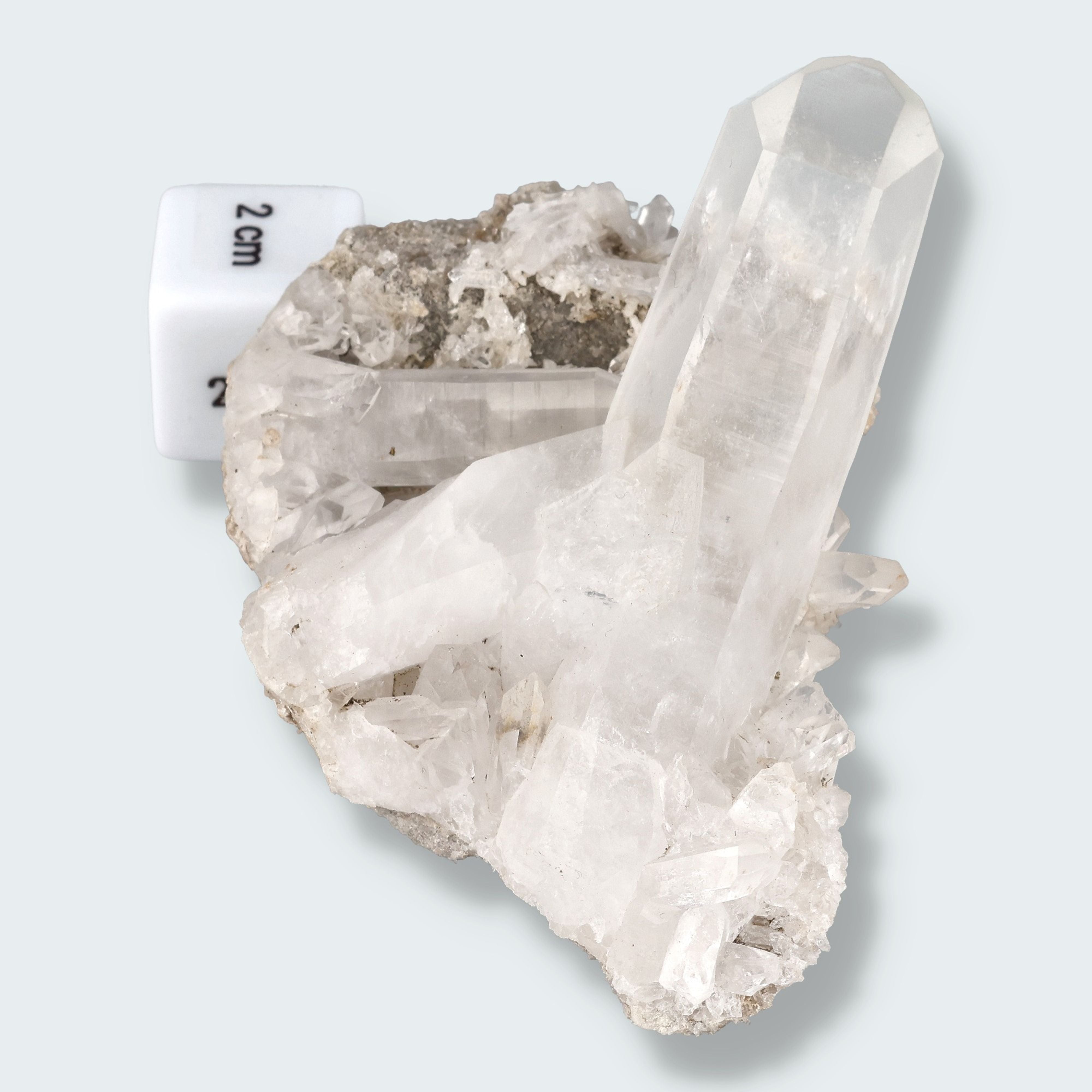 Himalaya Quarz (Bergkristall) aus dem Skardu Tal in Pakistan (190g) – Ansicht 4