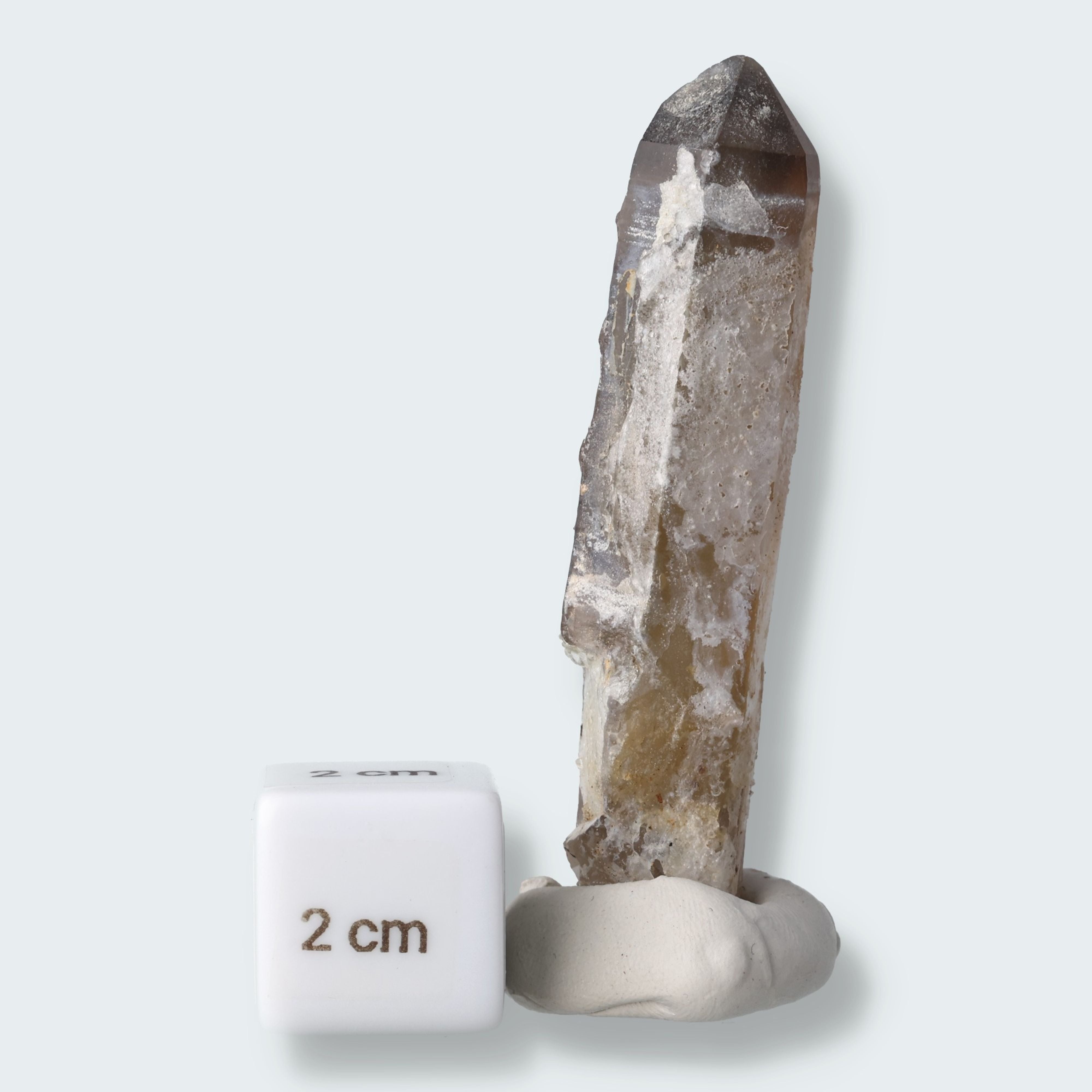 Hyalith  (UV Reaktiv) und Rauchquarz aus Namibia (31g) – Ansicht 4