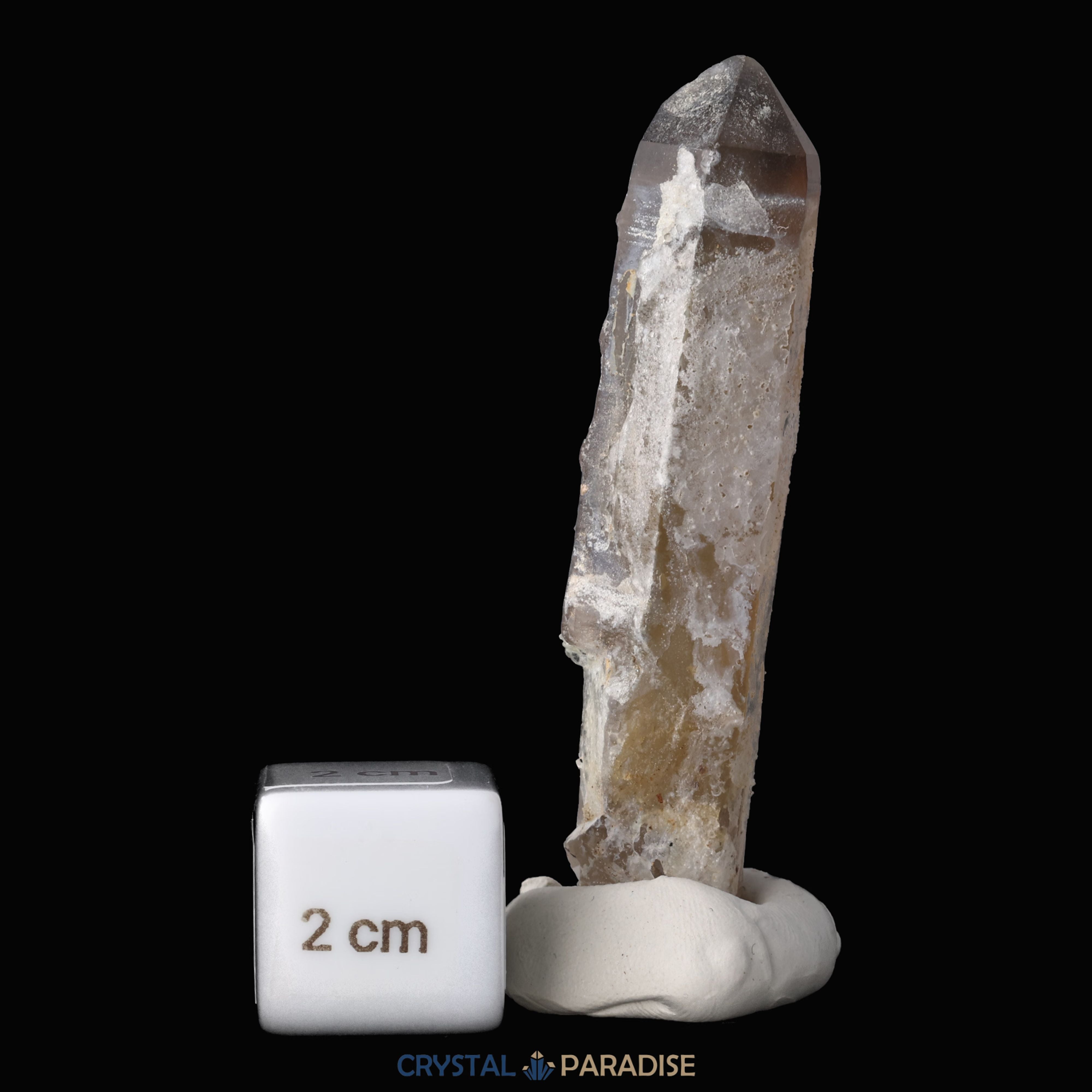 Hyalith  (UV Reaktiv) und Rauchquarz aus Namibia (31g) – Ansicht 6