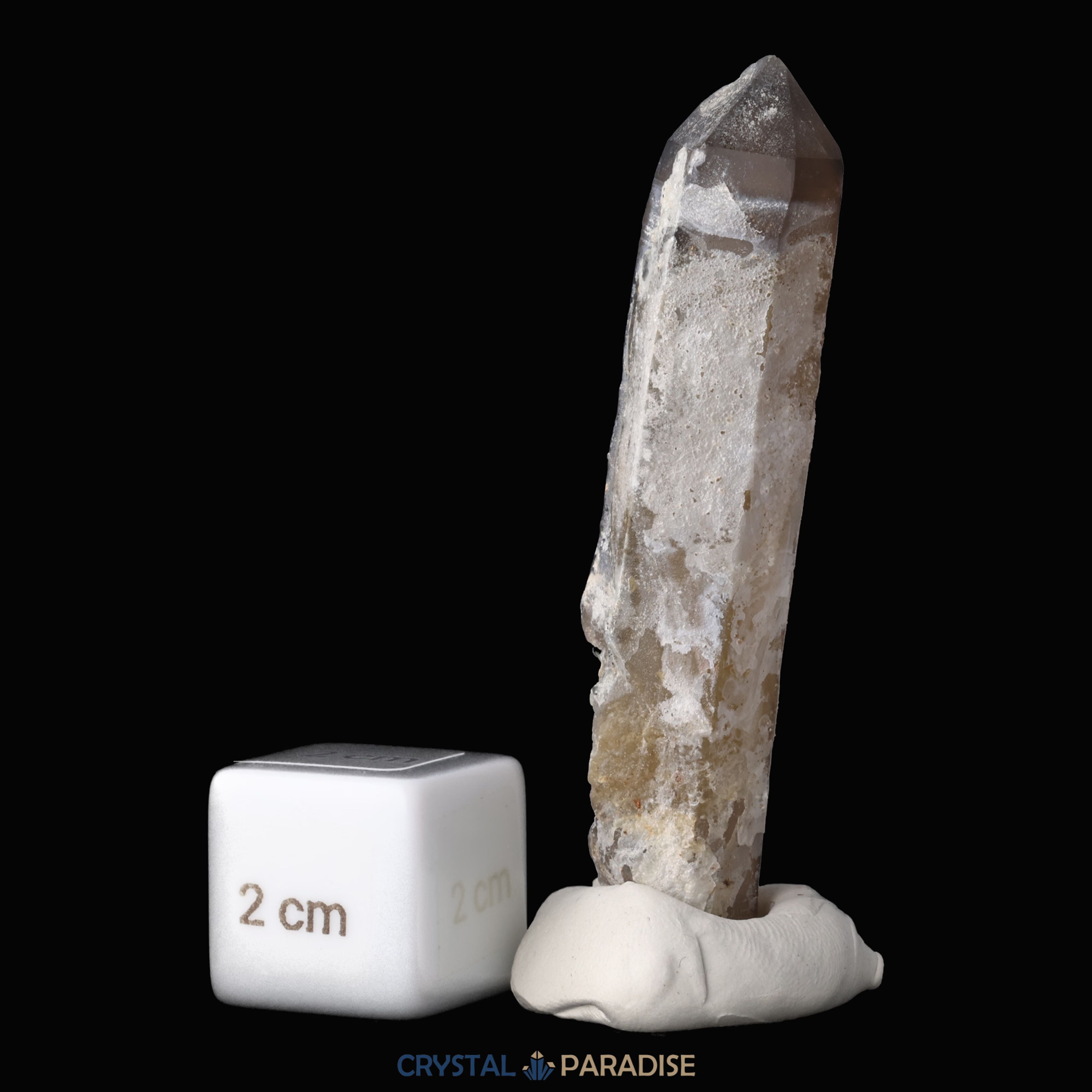 Hyalith  (UV Reaktiv) und Rauchquarz aus Namibia (31g) – Ansicht 7