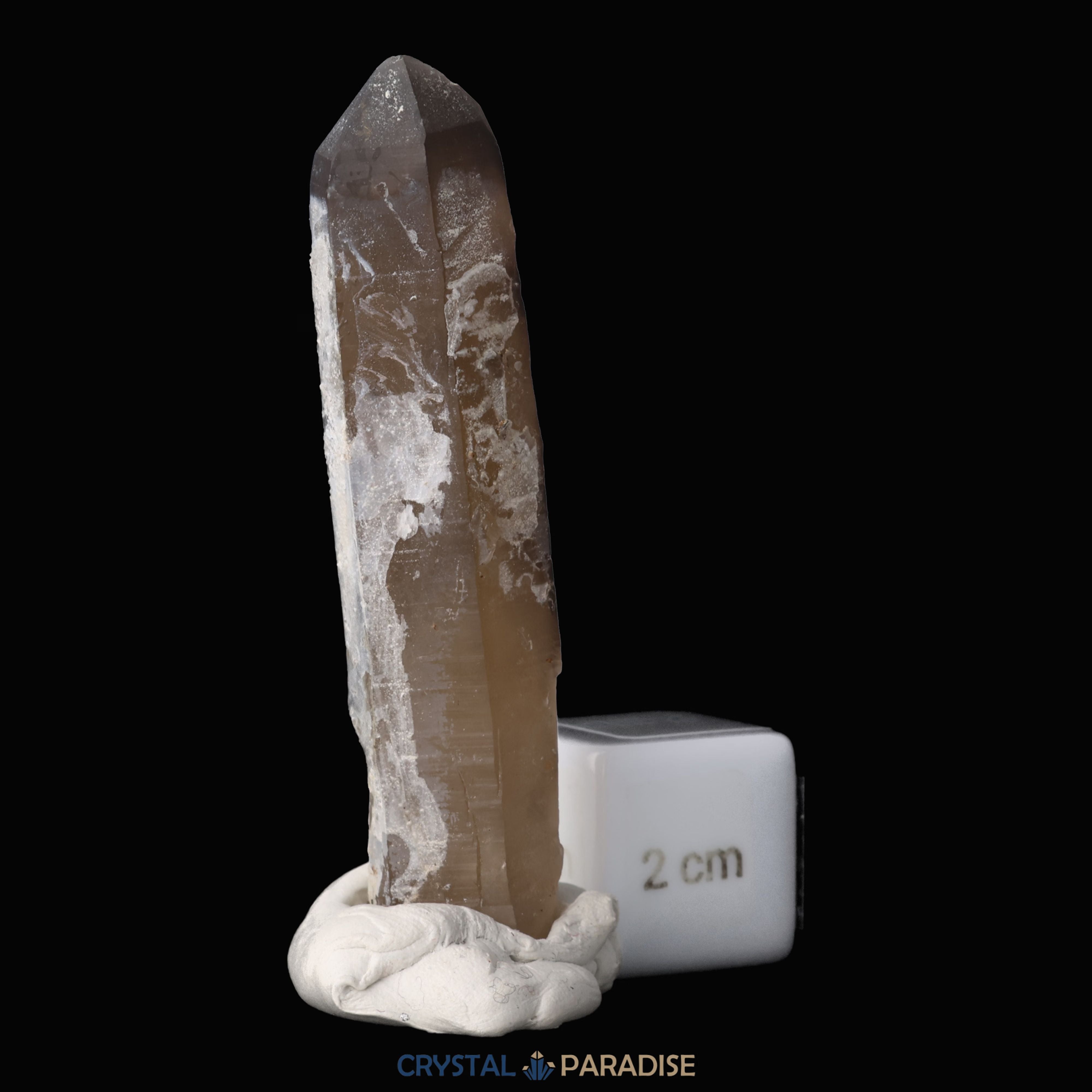 Hyalith  (UV Reaktiv) und Rauchquarz aus Namibia (31g) – Ansicht 9