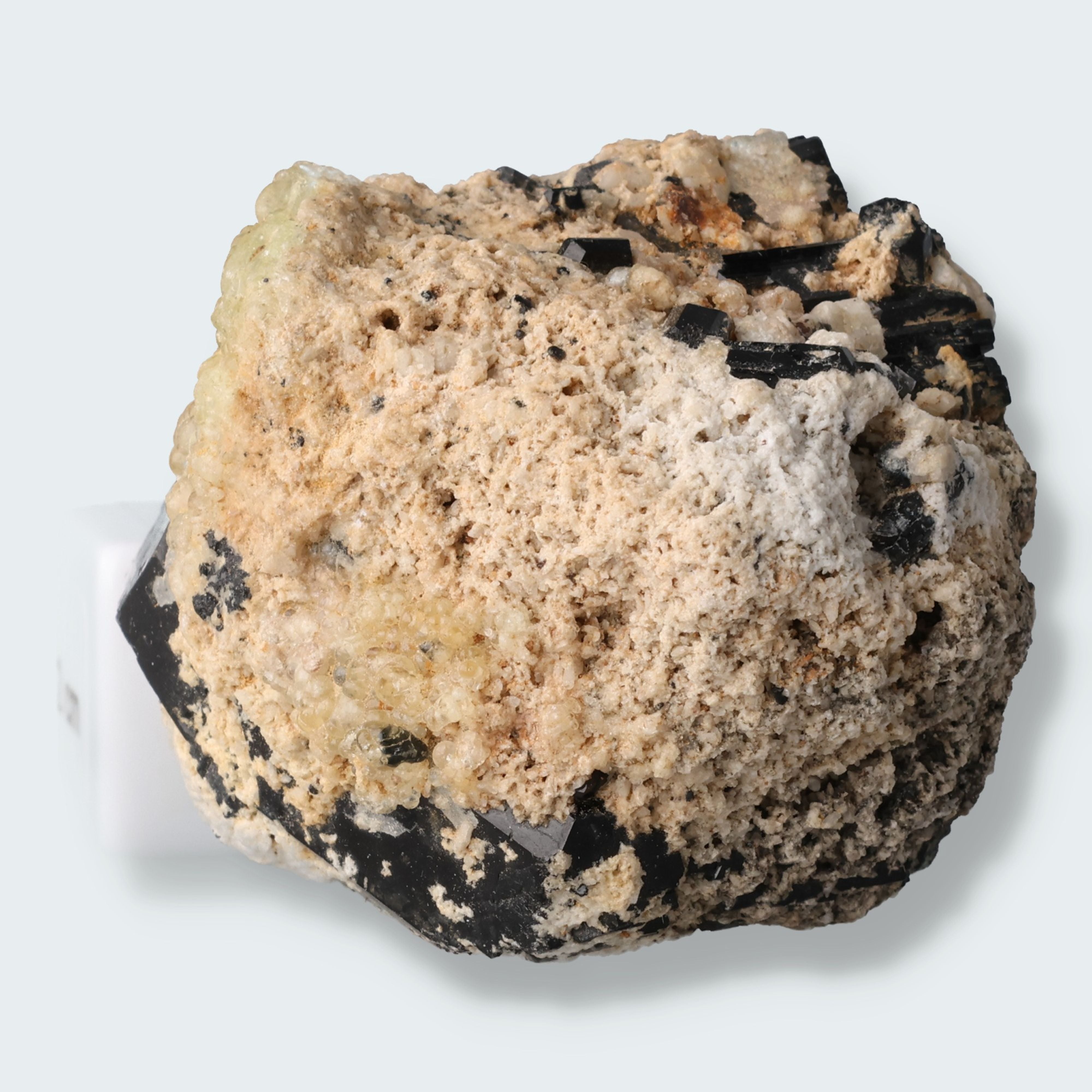 Hyalith  (UV Reaktiv) und Schörl Turmalin aus Namibia (164g) – Ansicht 4