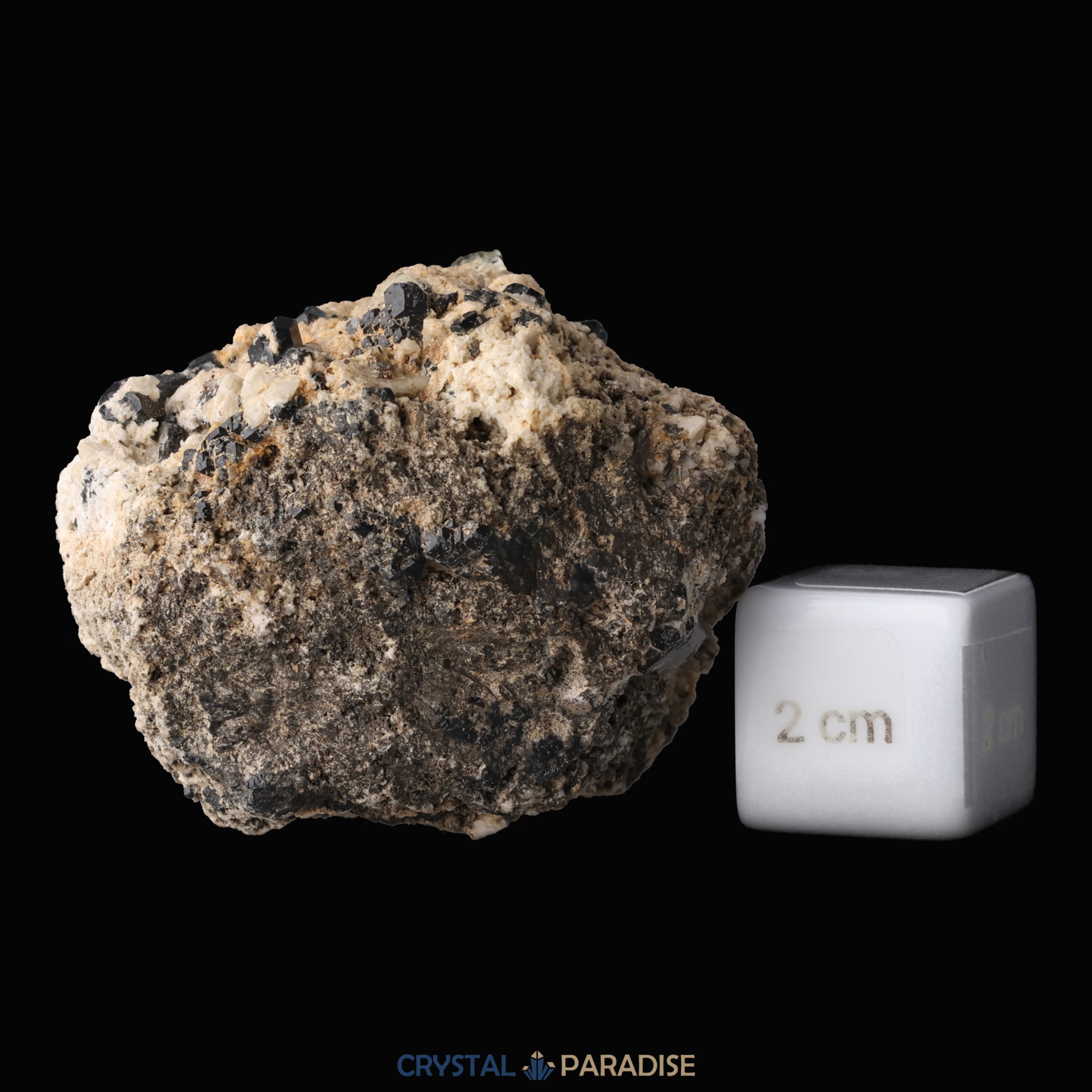 Hyalith  (UV Reaktiv) und Schörl Turmalin aus Namibia (164g) – Ansicht 9