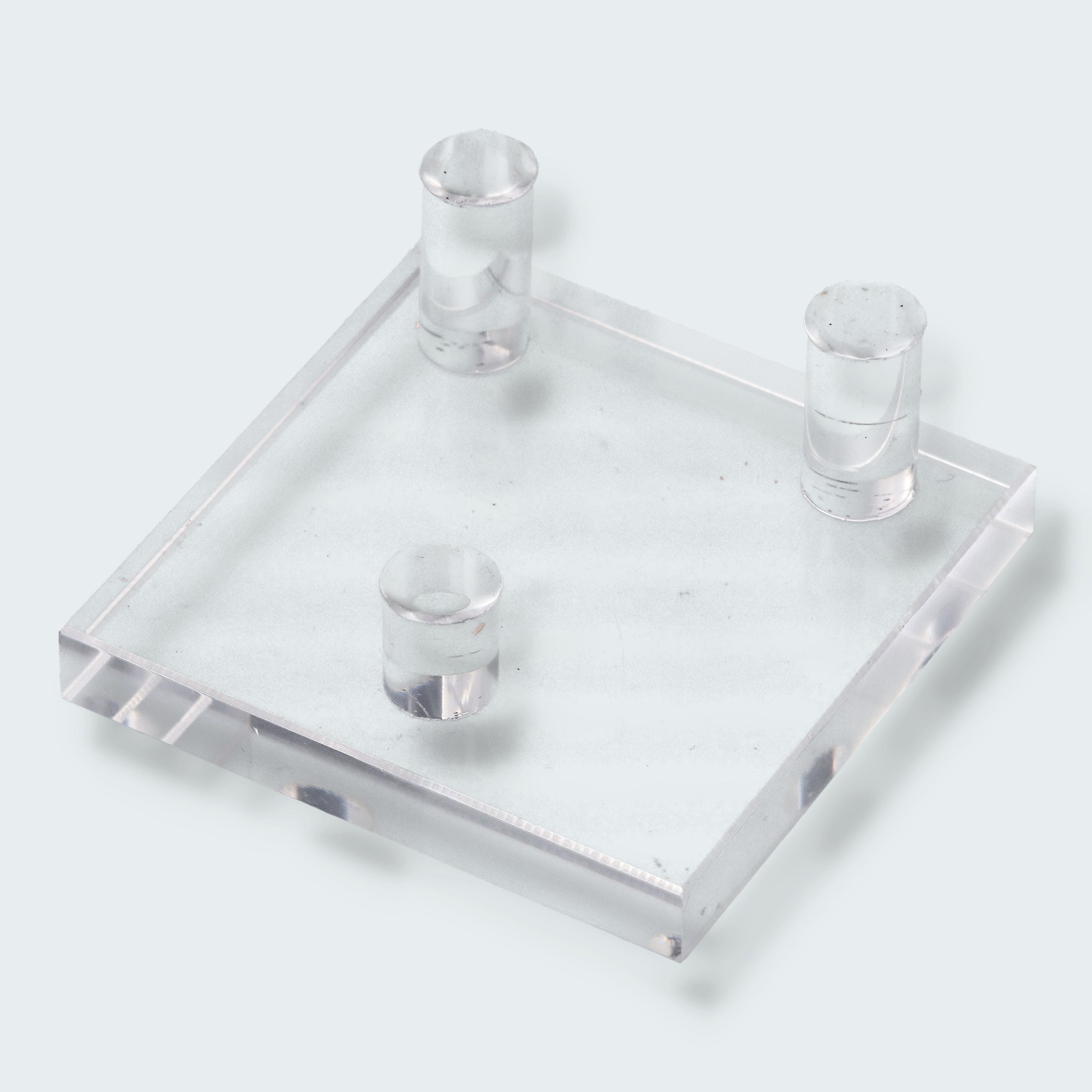 Klarer Acryl  Displayständer Drei-Bein Display – Ansicht 2