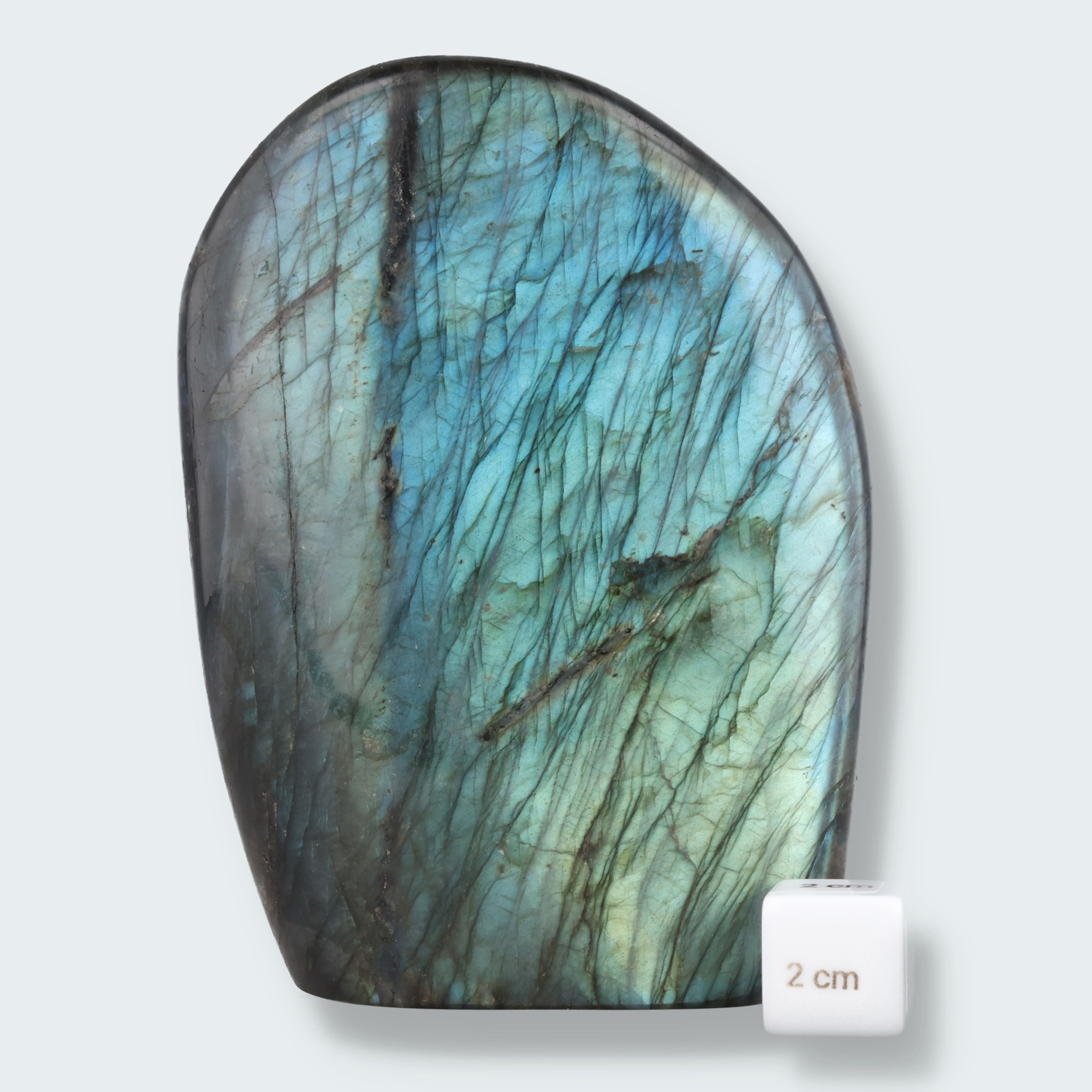 Labradorit Freeform aus Madagaskar (1007g) – Ansicht 2