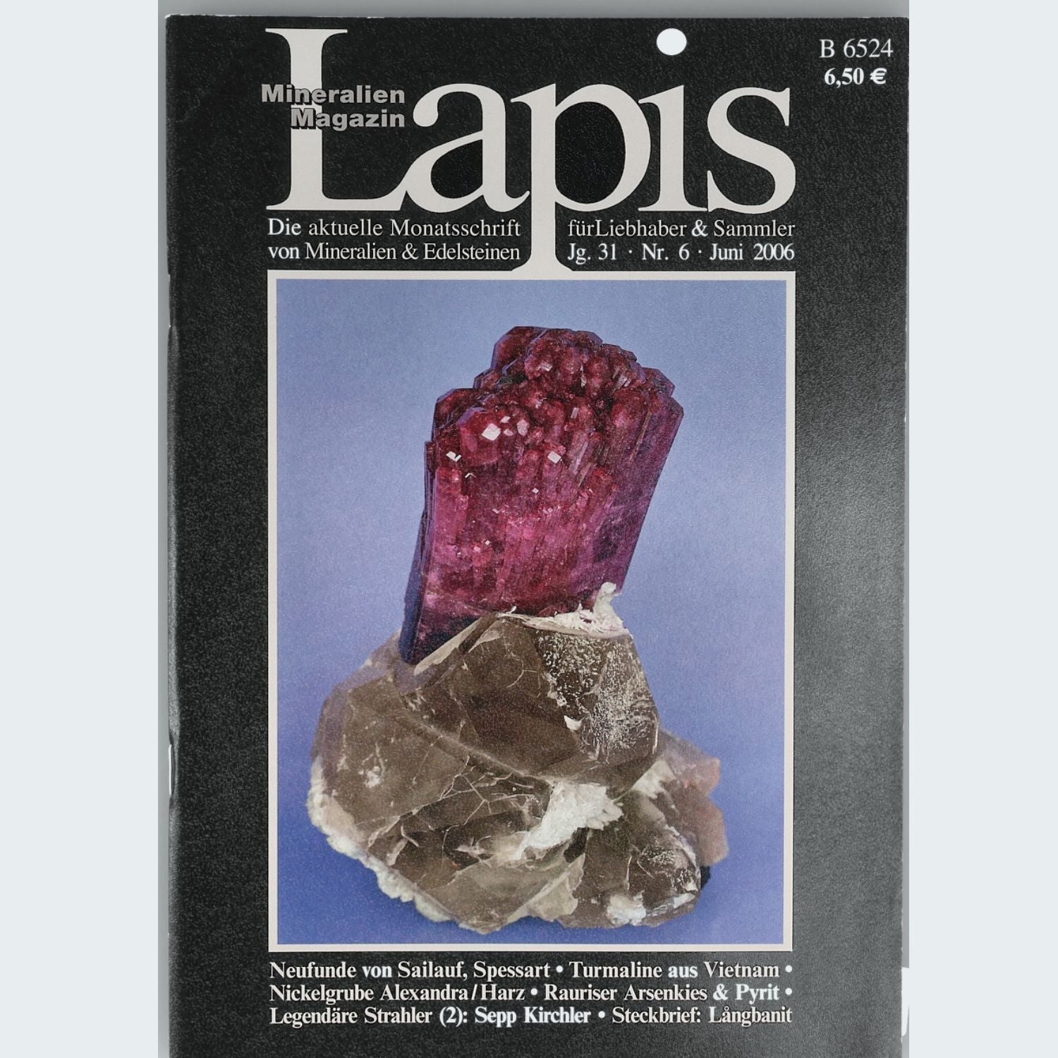 Lapis Mineralien Magazin Jahrgang 2006 Jg. 31 gebraucht Fachzeitschrift Mineralogie