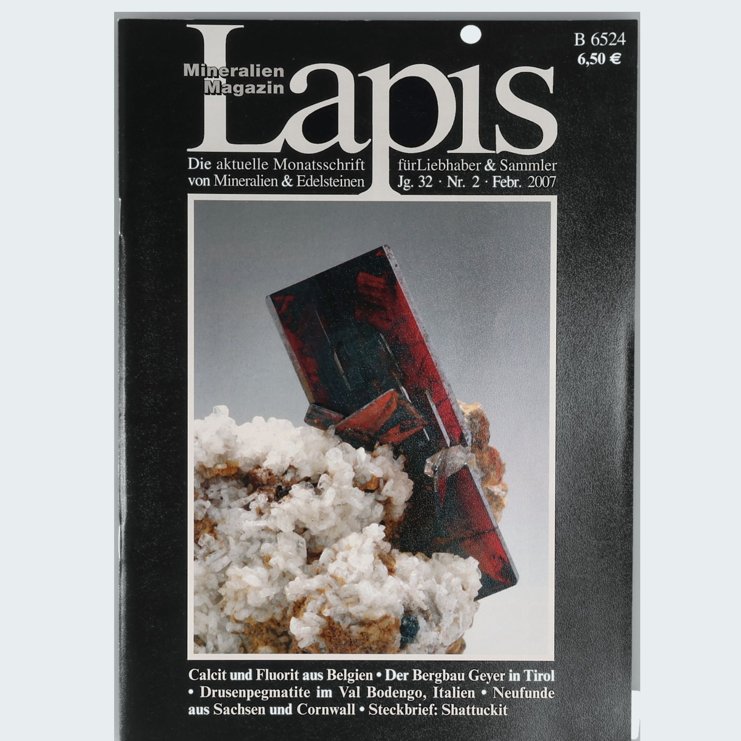 Lapis Mineralien Magazin — Jahrgang 2007 (Jg. 32)