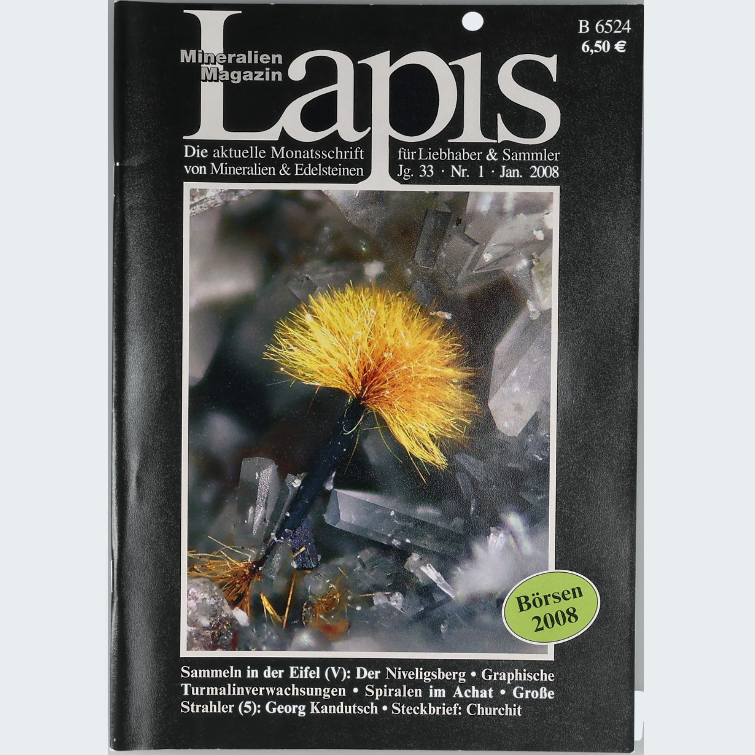 Lapis Mineralien Magazin — Jahrgang 2008 (Jg. 33)