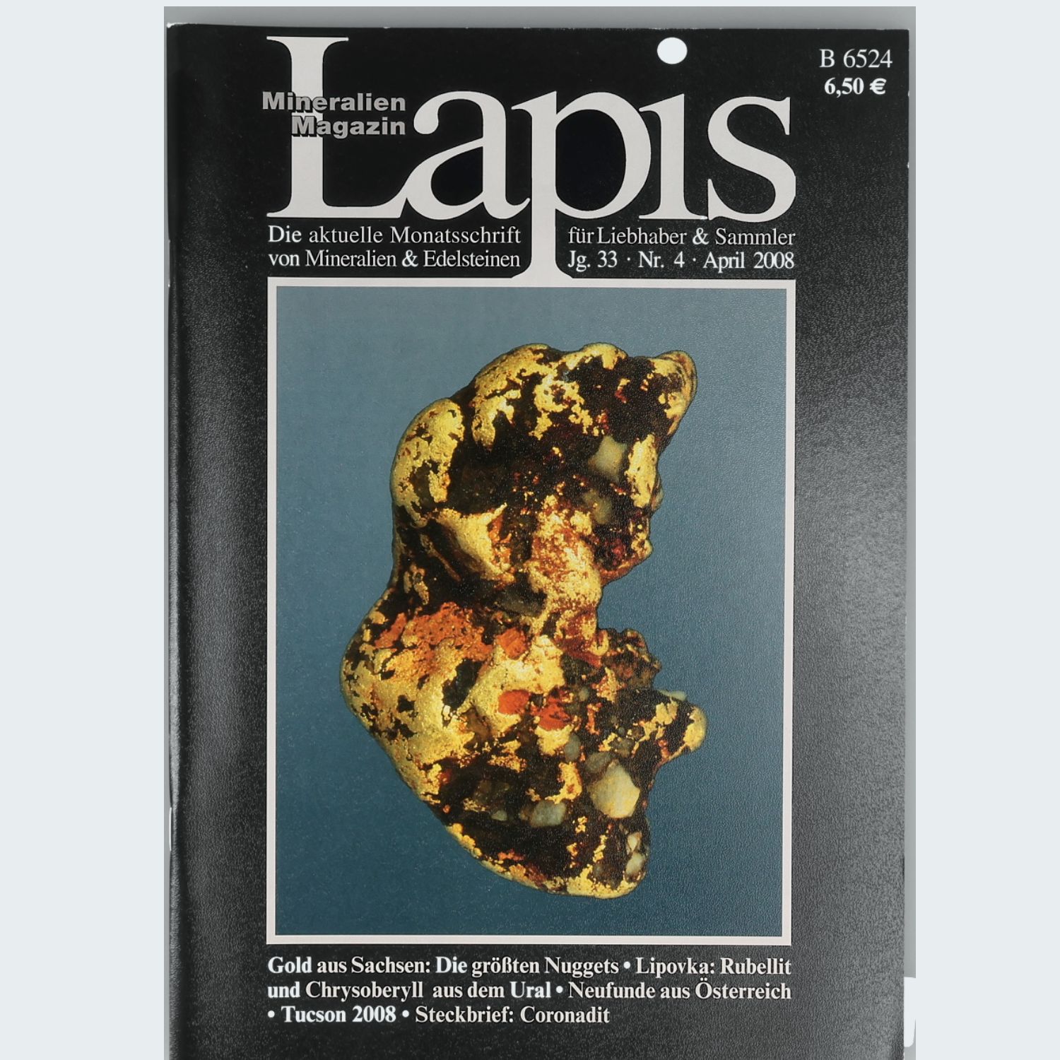 Lapis Mineralien Magazin Jahrgang 2008 Jg. 33 Christian Weise Verlag Fachzeitschrift