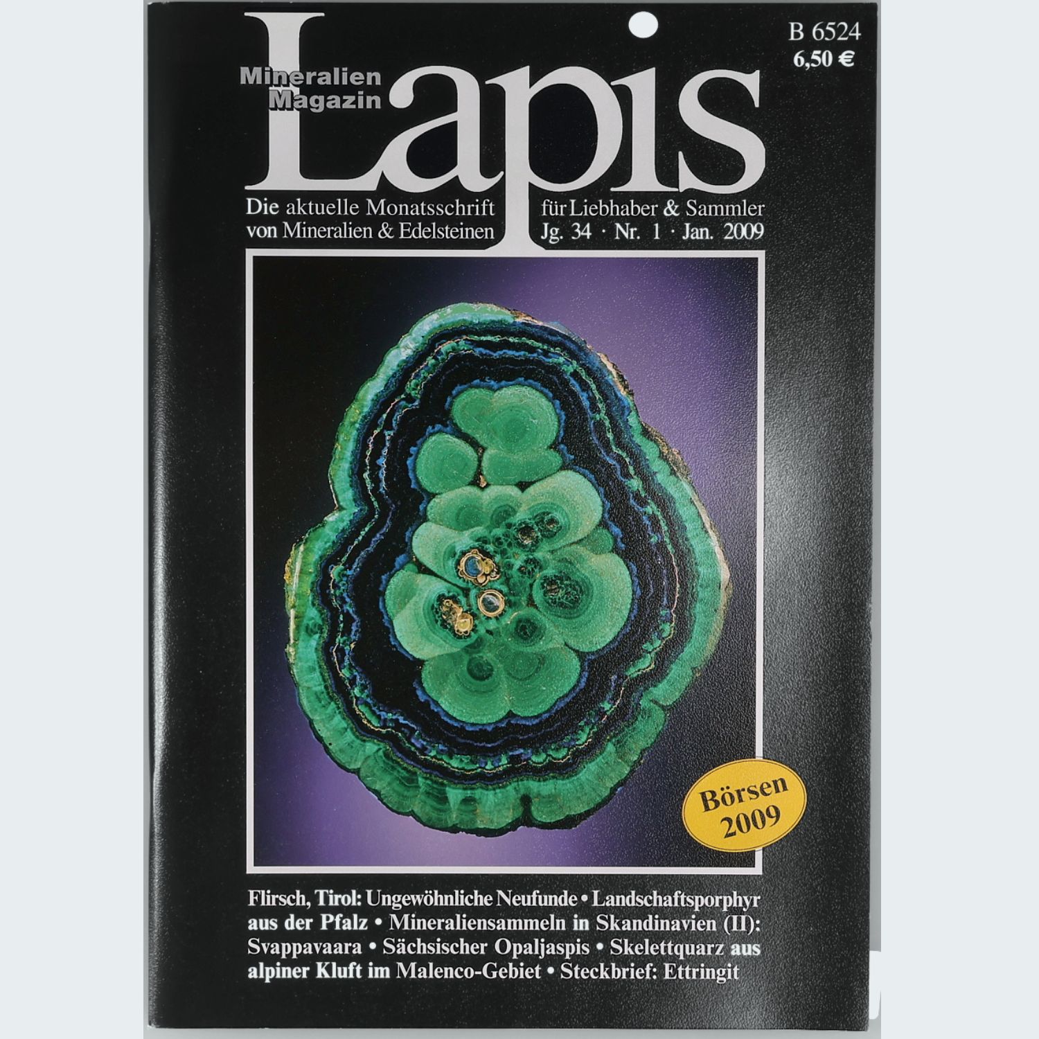 Lapis Mineralien Magazin — Jahrgang 2009 (Jg. 34)